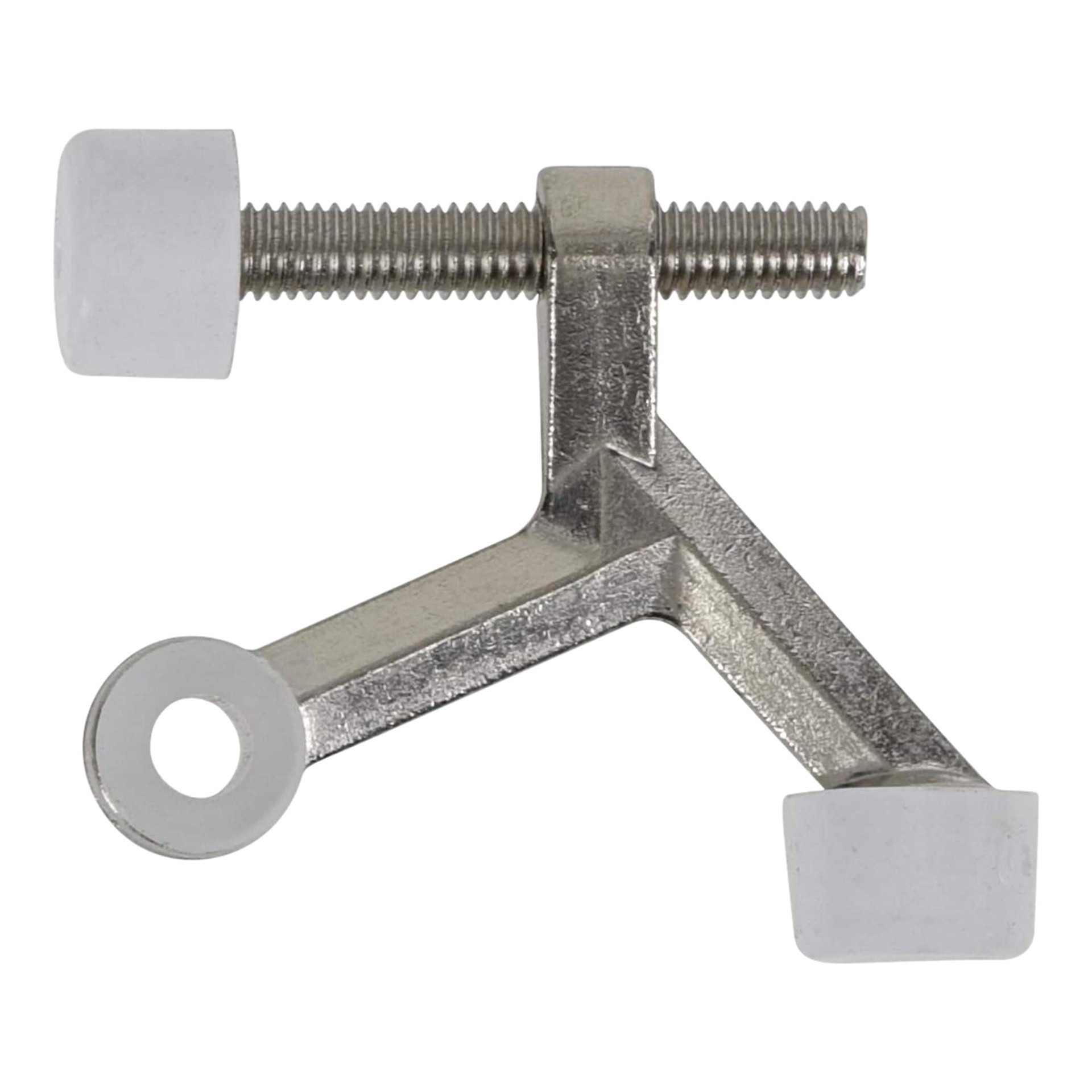 slide 1 of 5, RELIABILT 3-1/4-in Satin nickel Hinge pin Door Stop, 1 ct