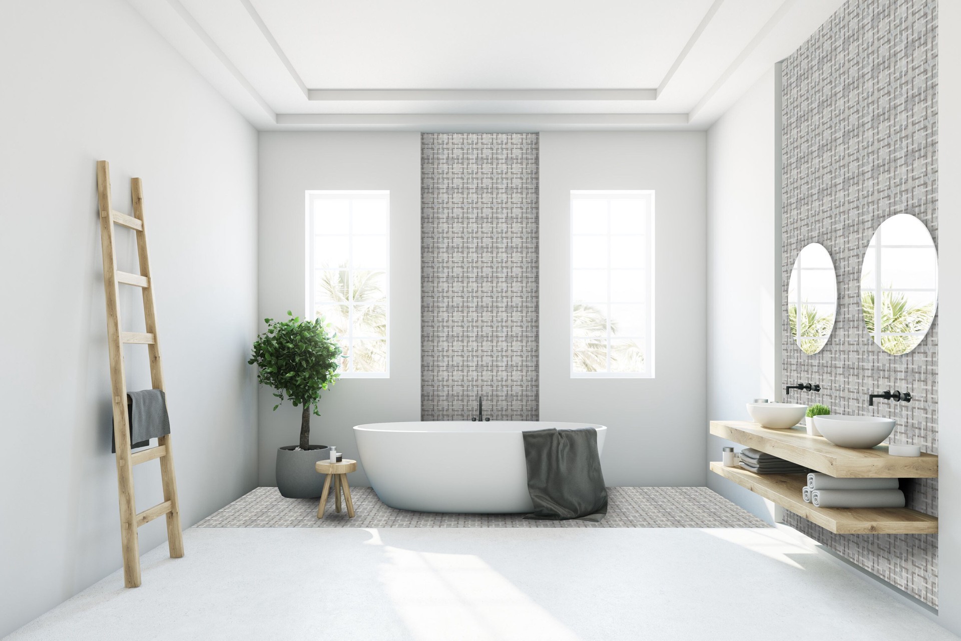 slide 2 of 6, GBI Tile & Stone Inc. Patchwork white honed 11-in x 11-in Honed Natural Marble Linear Mosaic Floor and Wall Tile ( 0.84-sq ft Piece ), 1 ct