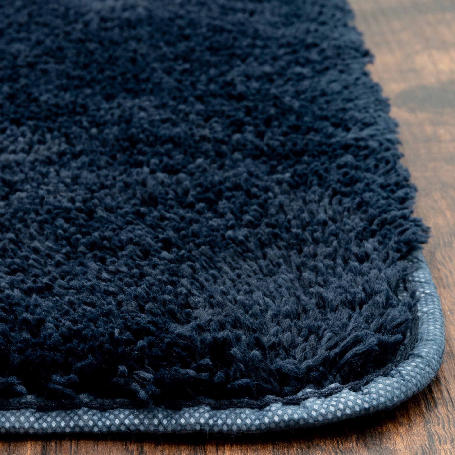 slide 6 of 6, allen + roth 20-in x 34-in Navy Polyester Bath rug, 1 ct