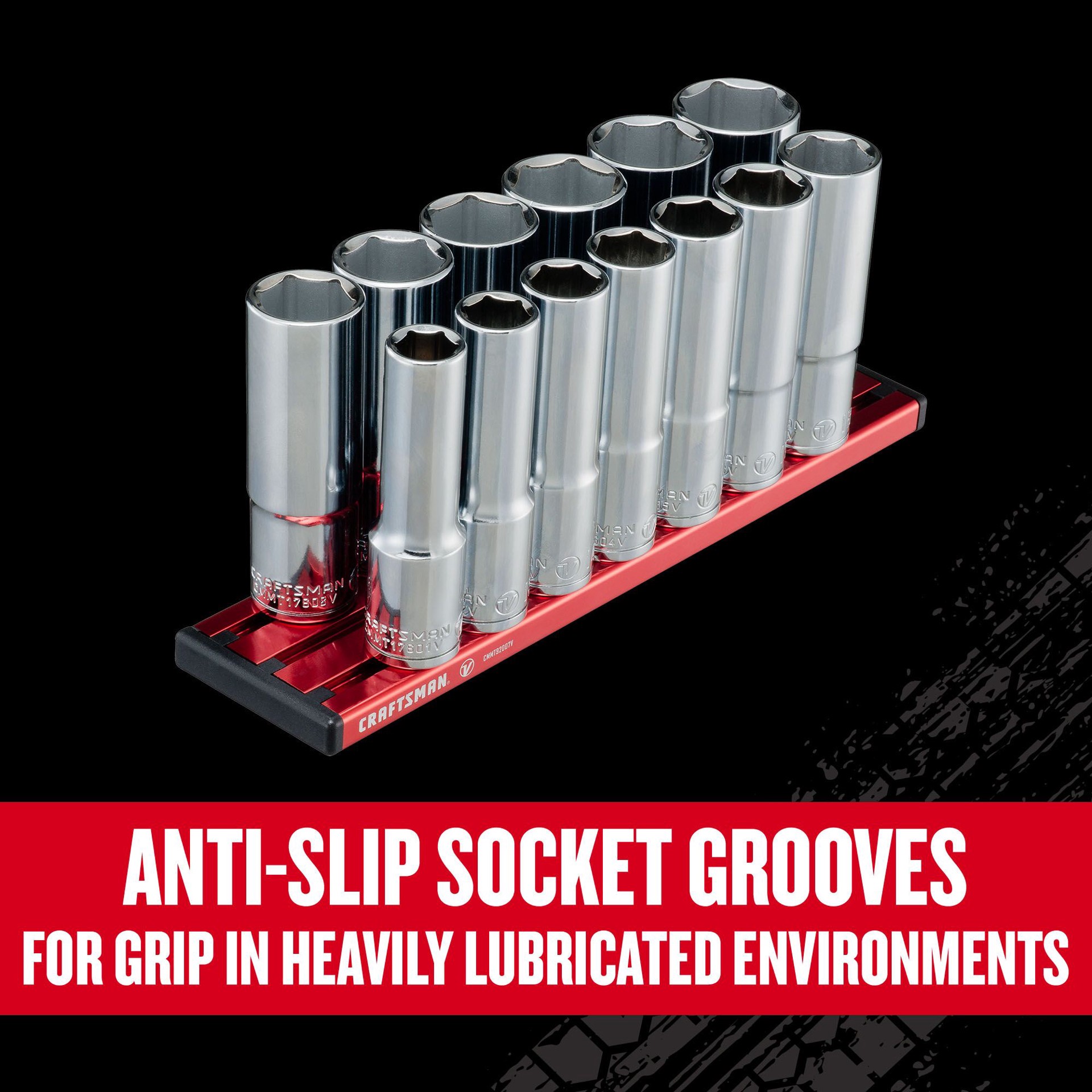 slide 4 of 6, CRAFTSMAN V-Series 1/2-in Drive Metric Deep Socket Set 13 -Pieces, 1 ct