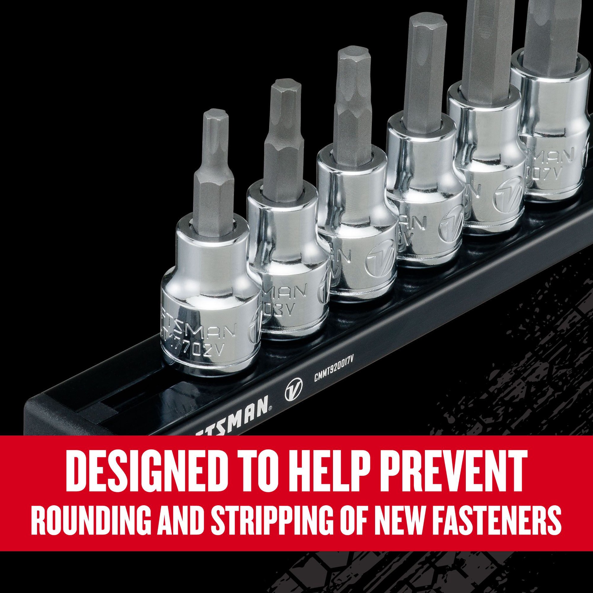 slide 2 of 6, CRAFTSMAN V-Series 6 -Piece 3/8-in Drive Set Hex Bit Driver Socket Set, 1 ct