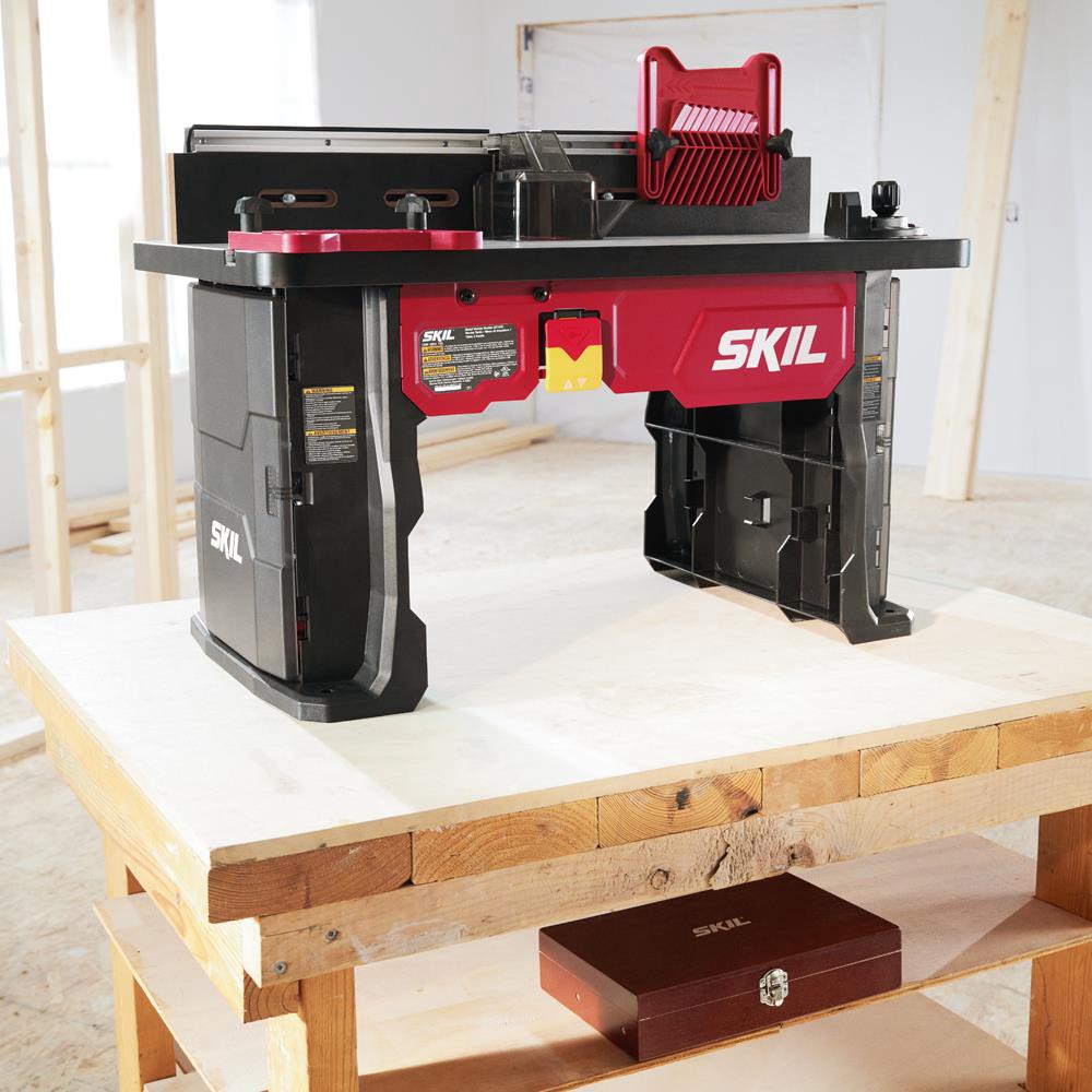 slide 2 of 6, SKIL 15-Amp Adjustable MDF Router Table, 1 ct