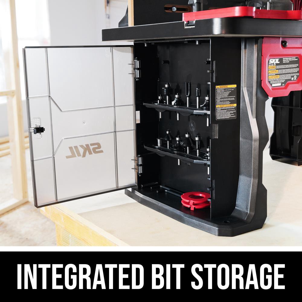 slide 4 of 6, SKIL 15-Amp Adjustable MDF Router Table, 1 ct