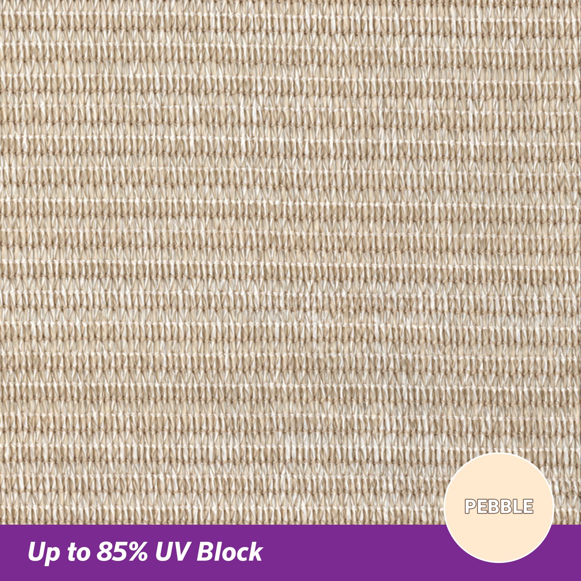 slide 3 of 6, Coolaroo Ready to Hang 8-ft x 11-ft Pebble Shade sail, 1 ct