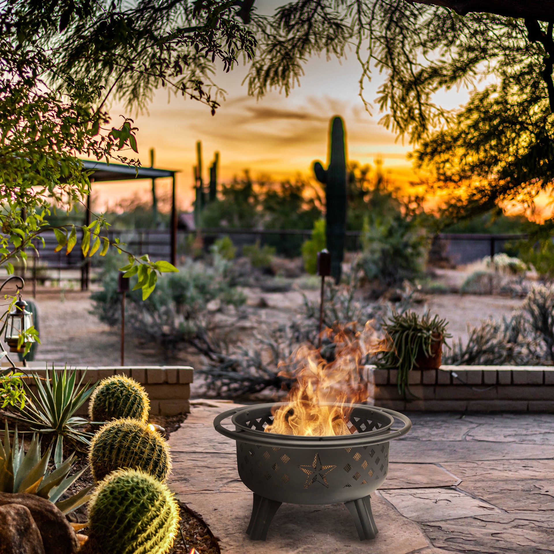 slide 4 of 6, Master Forge 30-in W Steel Round, 1 ct