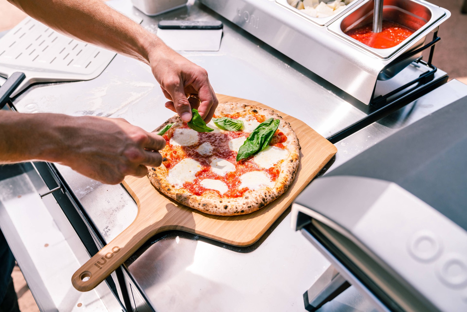 slide 4 of 6, Ooni Bamboo Pizza peel, 1 ct