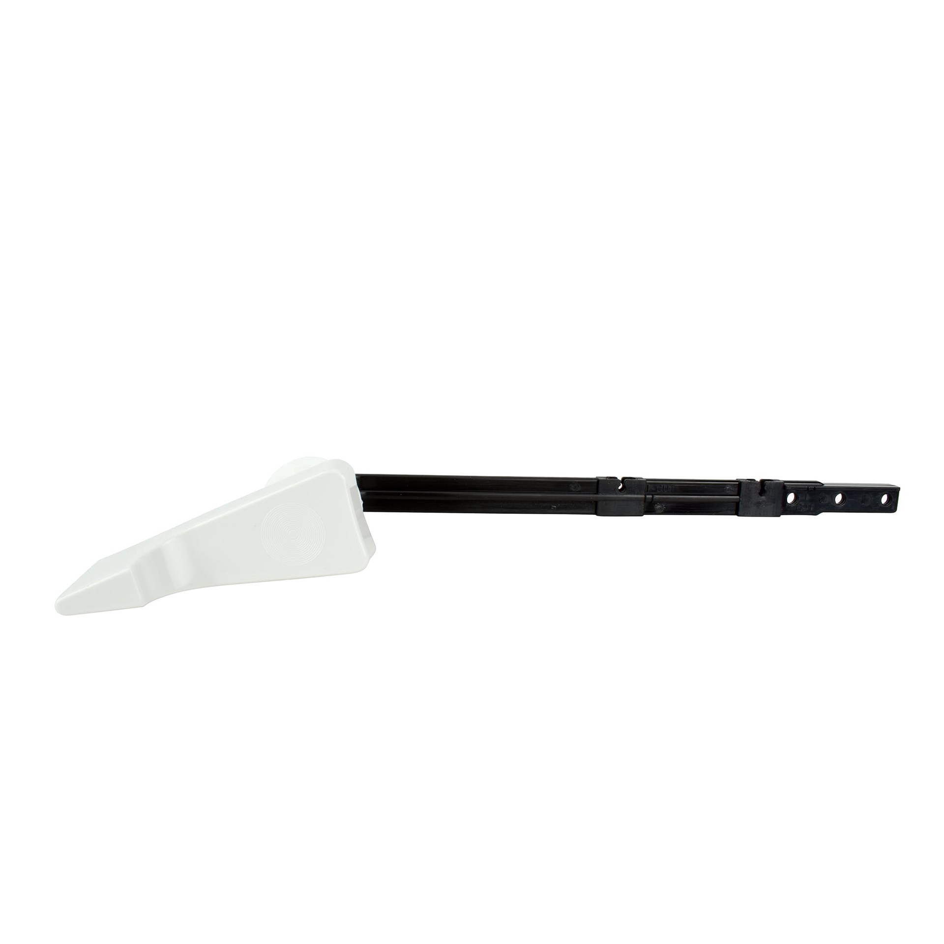 slide 1 of 6, RELIABILT 4-in/6-in/8-in cuttable Front/Side/Neo-angle Mount White Universal Fit Handle with lever, 1 ct