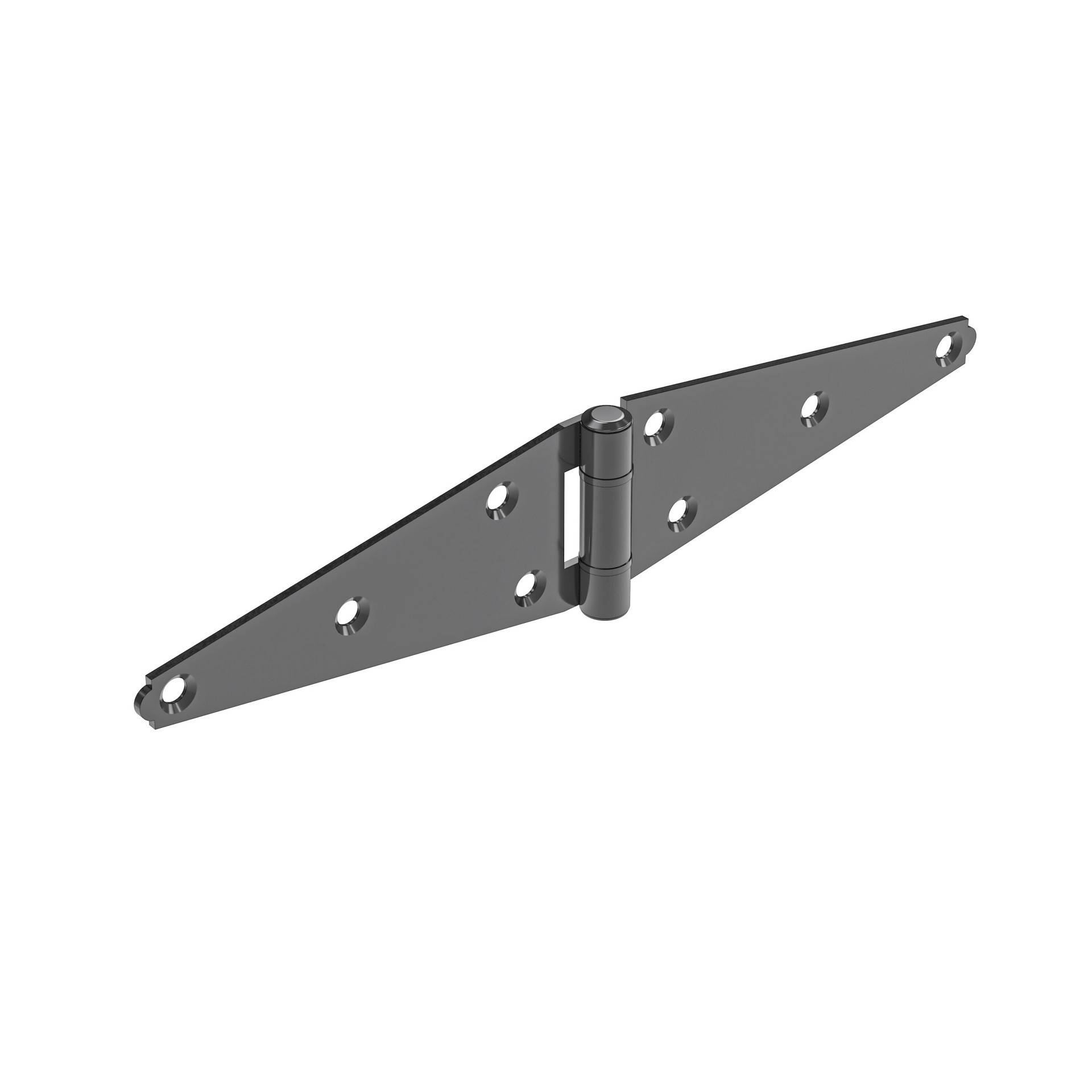 slide 2 of 5, RELIABILT 6-in Black Gate hinge, 1 ct
