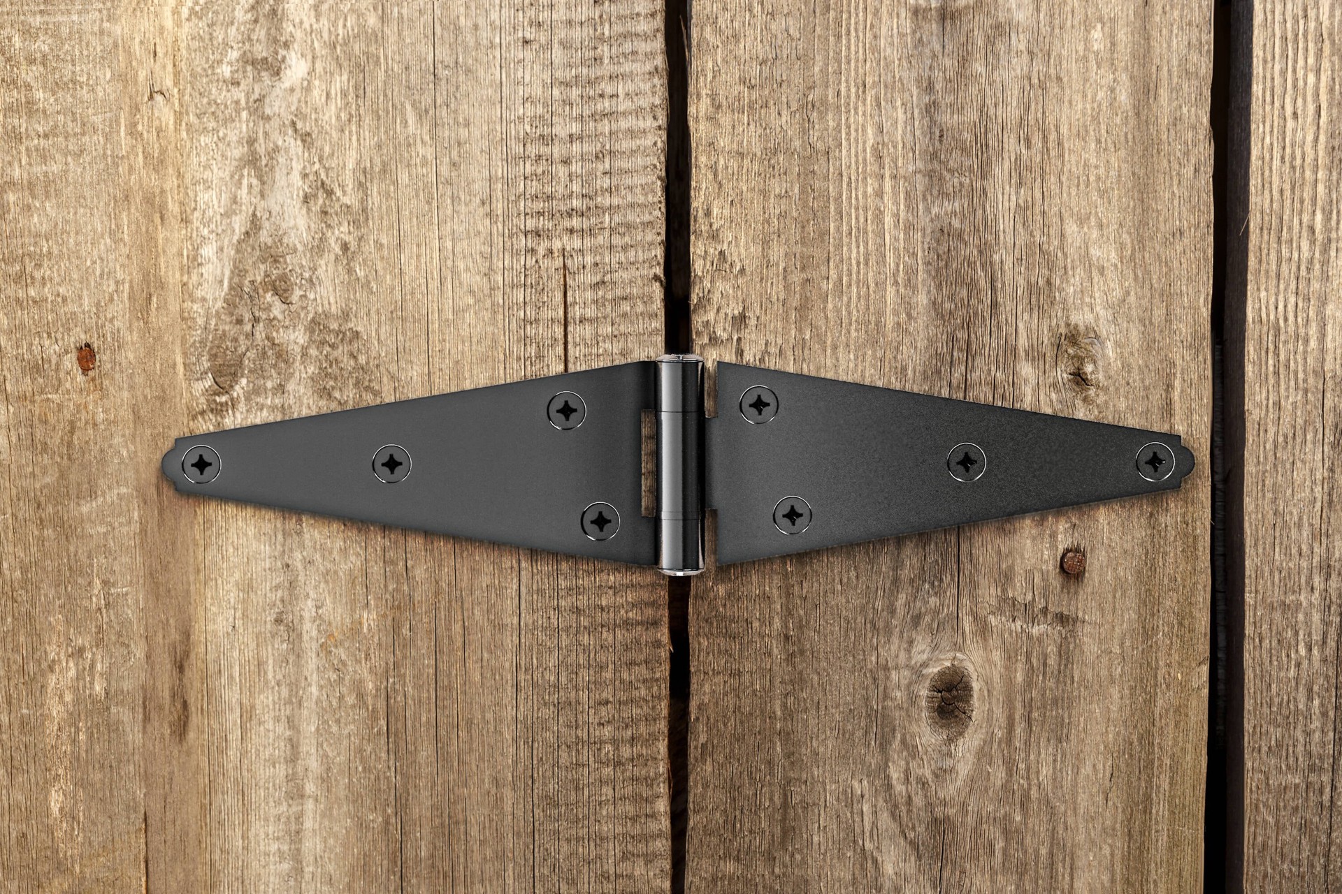 slide 5 of 5, RELIABILT 6-in Black Gate hinge, 1 ct