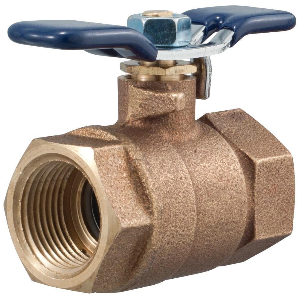 slide 1 of 1, FEBCO LF622F 1-in FNPT Brass Ball Valve, 1 ct