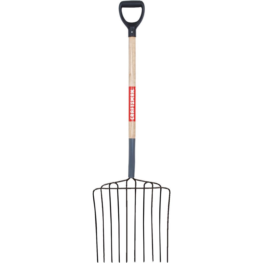 slide 1 of 5, CRAFTSMAN 30-in L Wood-Handle Steel Ensilage Fork, 1 ct