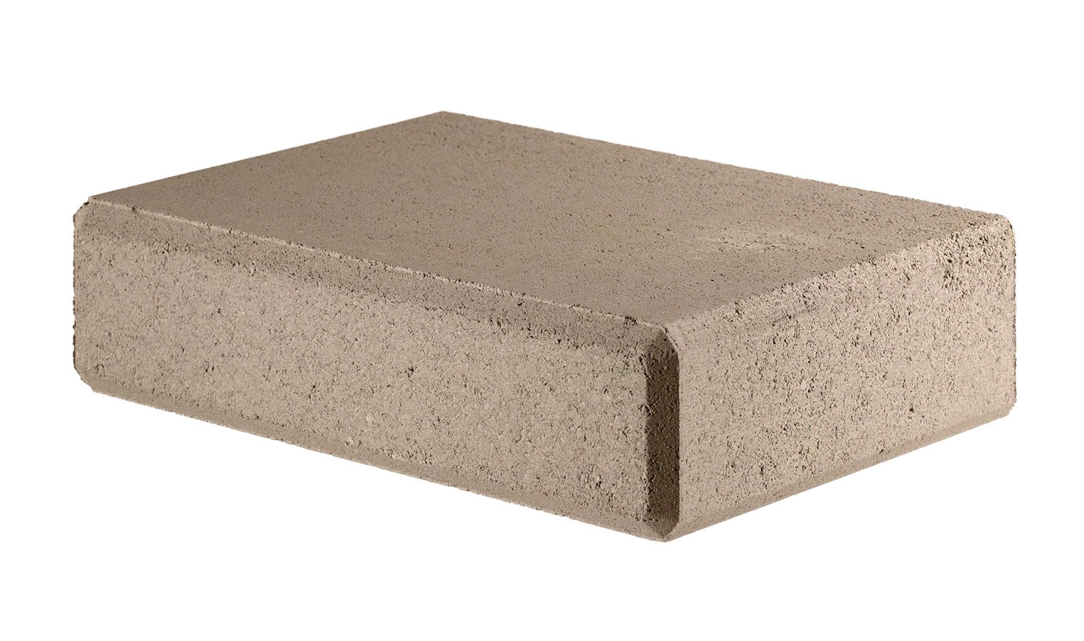 slide 4 of 6, Modern Yard 4-in H x 13-in L x 5-in D Chestnut Brown Concrete Retaining wall block, 1 ct