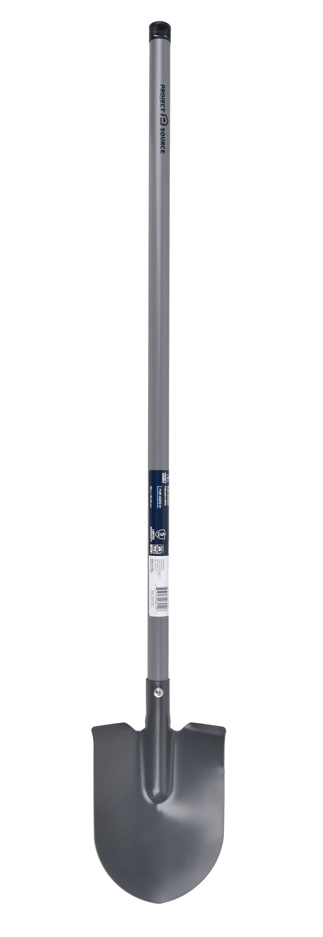 slide 4 of 6, Project Source 27.165-in Steel Handle Digging shovel, 1 ct