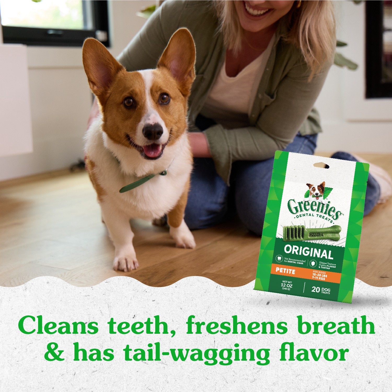 slide 3 of 5, Greenies Dental treats for Dog Original Flavor 12 Ounce(s), 1 ct