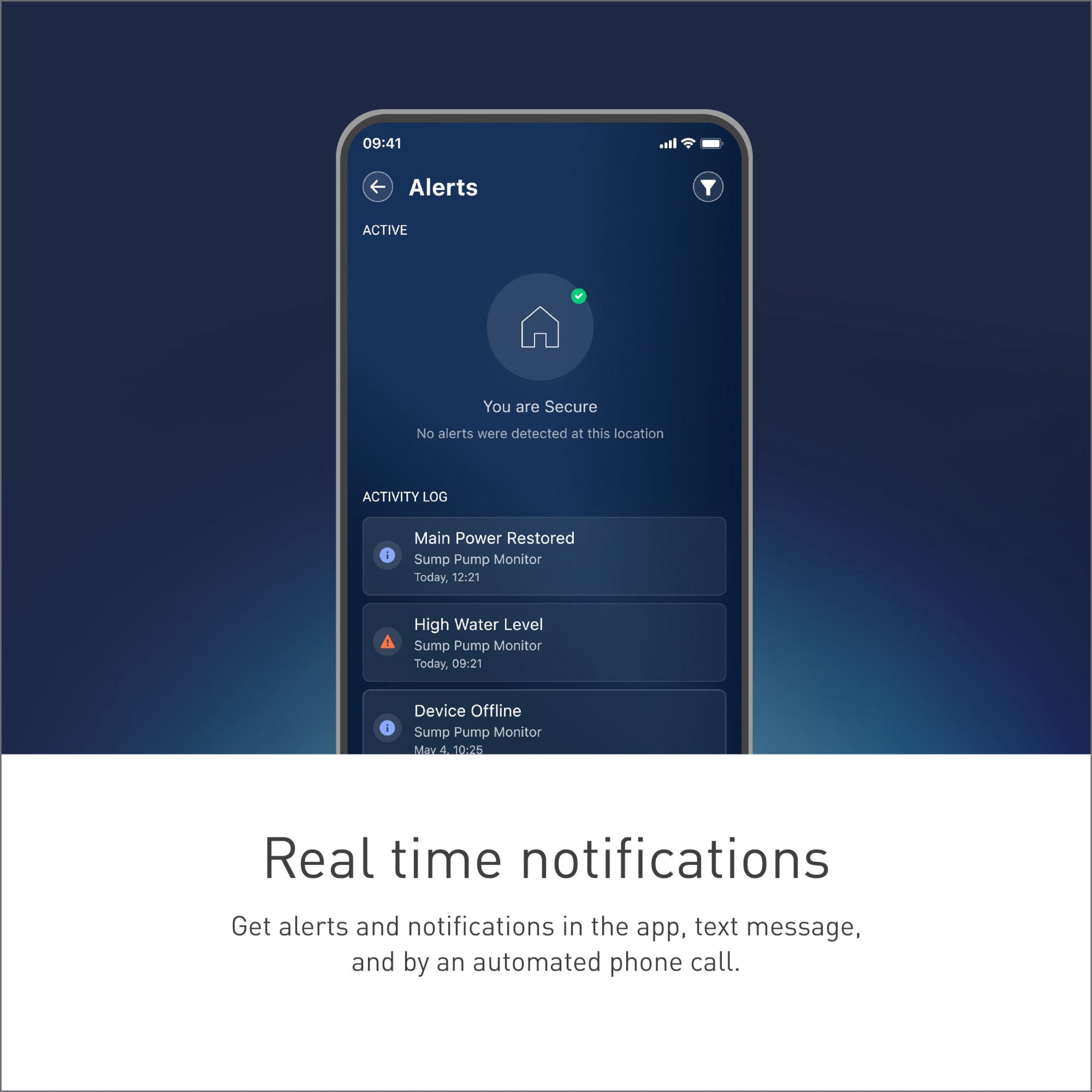 slide 4 of 6, Moen Smart Sump Pump Monitor Indoor Smart Compatible Water leak detector ( 1 -Pack), 1 ct
