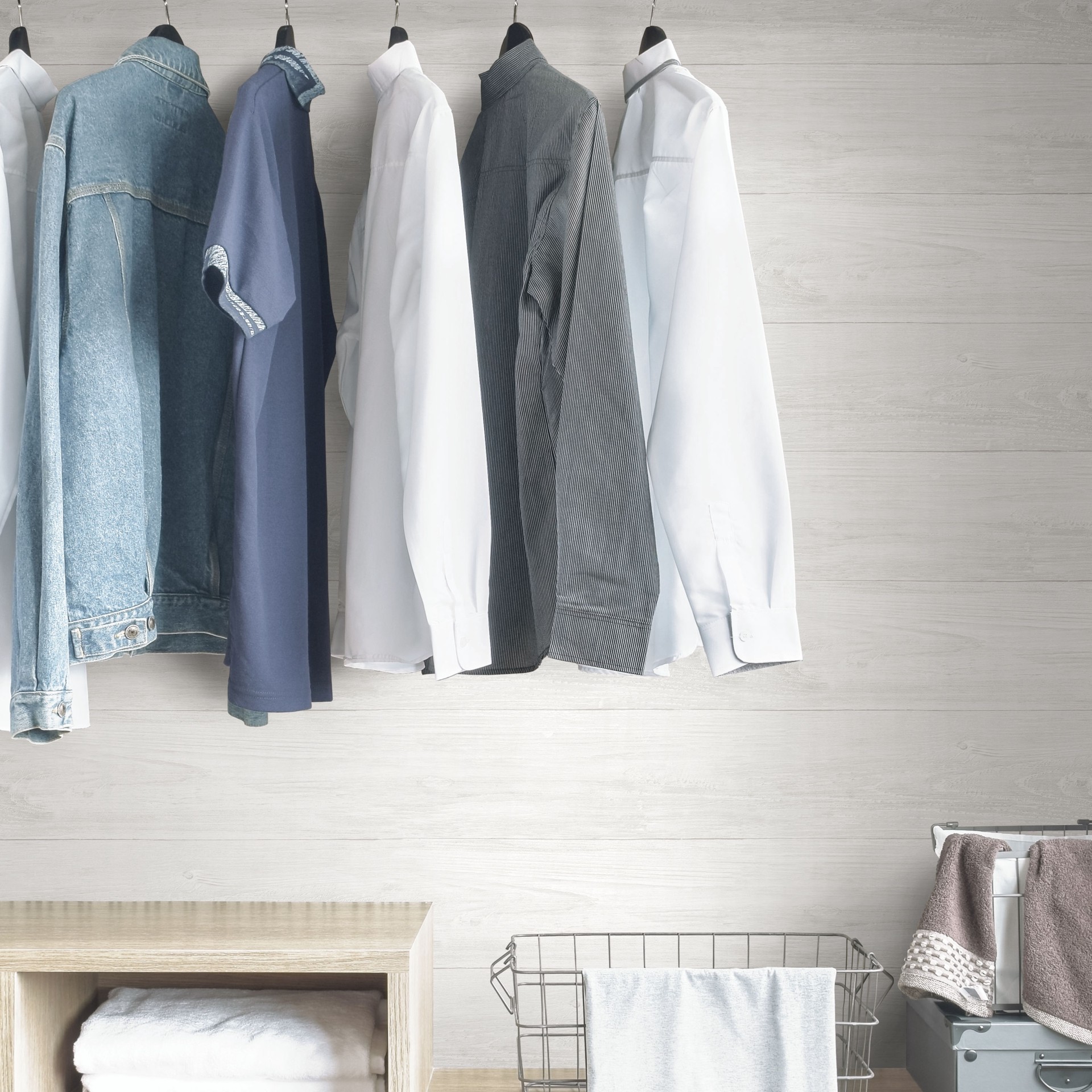 slide 4 of 6, allen + roth 30.75-sq ft White Vinyl Textured Wood 3D Self-adhesive Peel and Stick Wallpaper, 1 ct