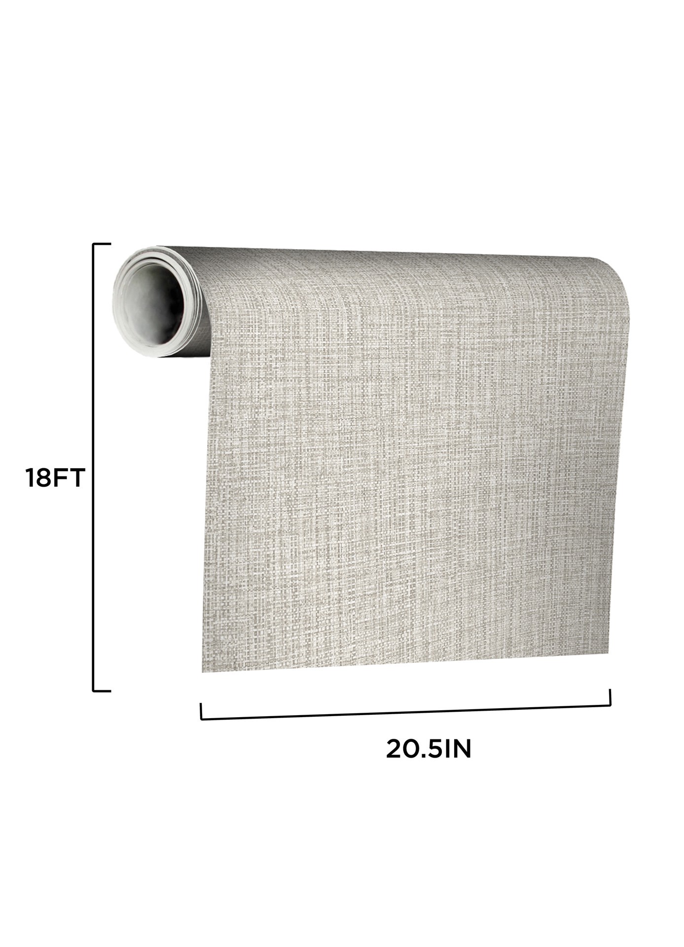 slide 6 of 6, Origin 21 30.75-sq ft Taupe Vinyl Textured Abstract 3D Self-adhesive Peel and Stick Wallpaper, 1 ct