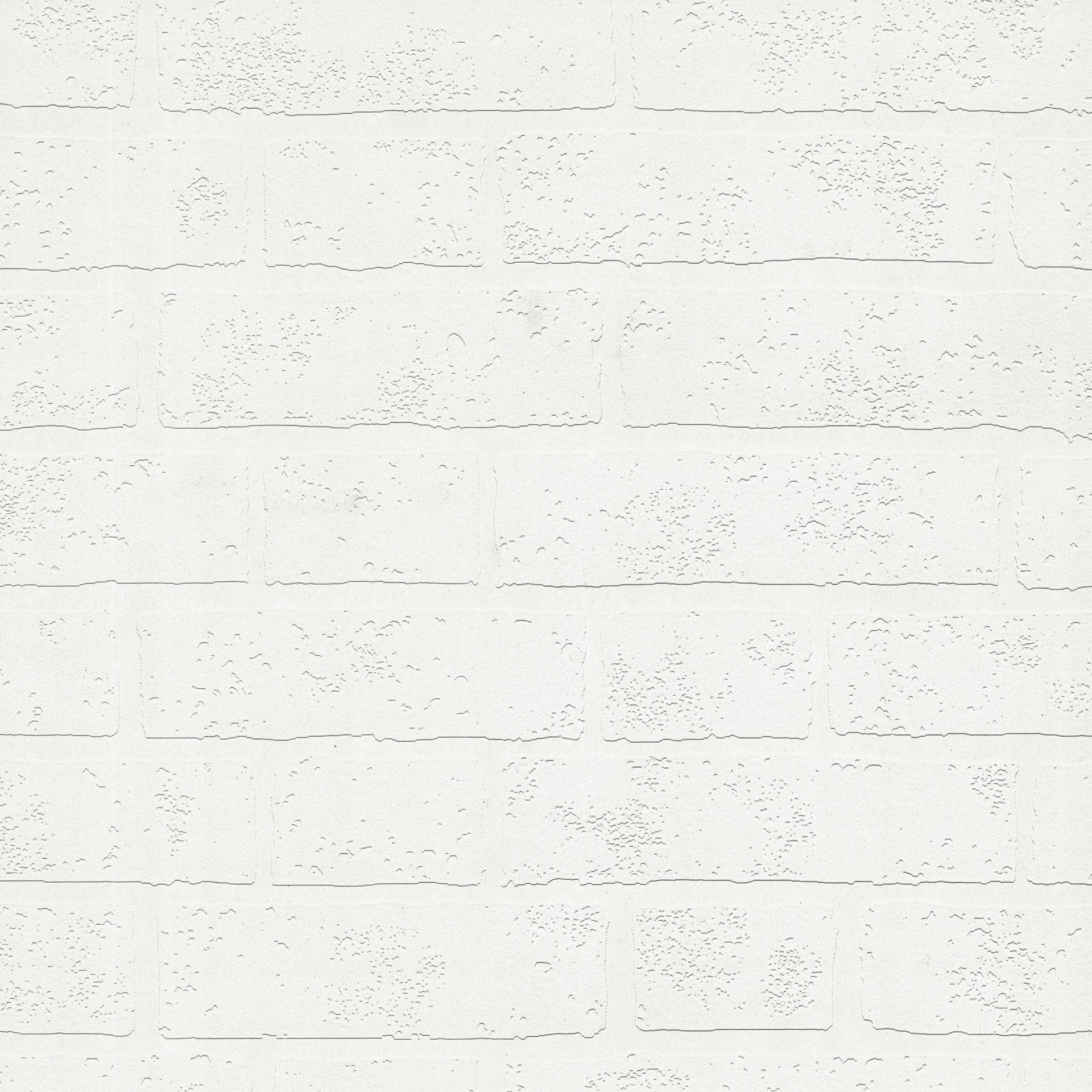 slide 1 of 3, allen + roth 56.4-sq ft White Vinyl Paintable Textured Brick 3D Prepasted Water Activated Paste Wallpaper, 1 ct