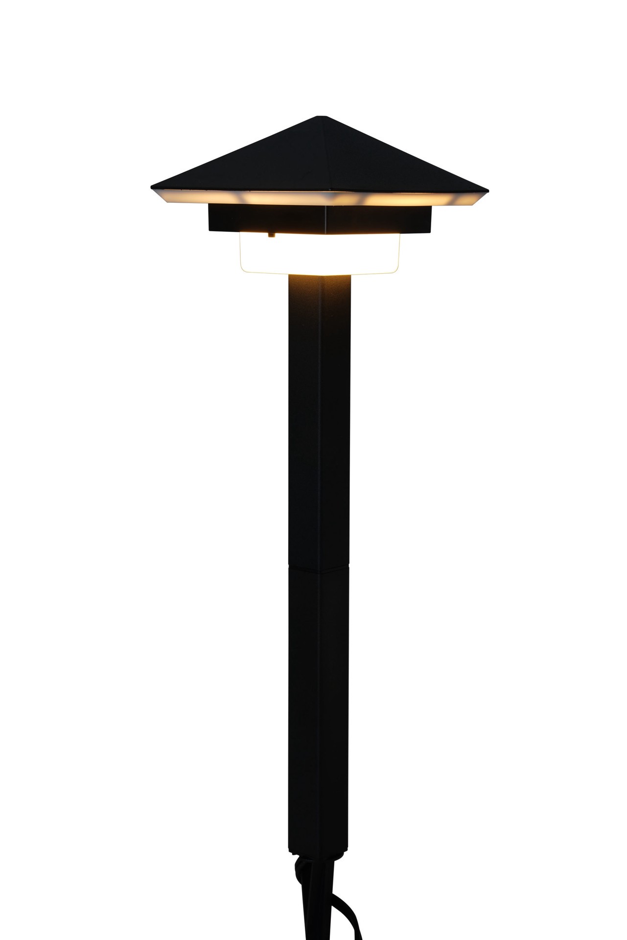 slide 2 of 6, Harbor Breeze 100 -Lumens 5 -Watt Black Low voltage Hardwired LED Outdoor Path Light ( 2700-K ), 1 ct