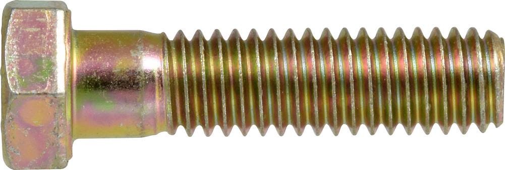 slide 2 of 2, Hillman 3/8-in x 1-in Yellow Dichromate Coarse Thread Hex Bolt, 1 ct