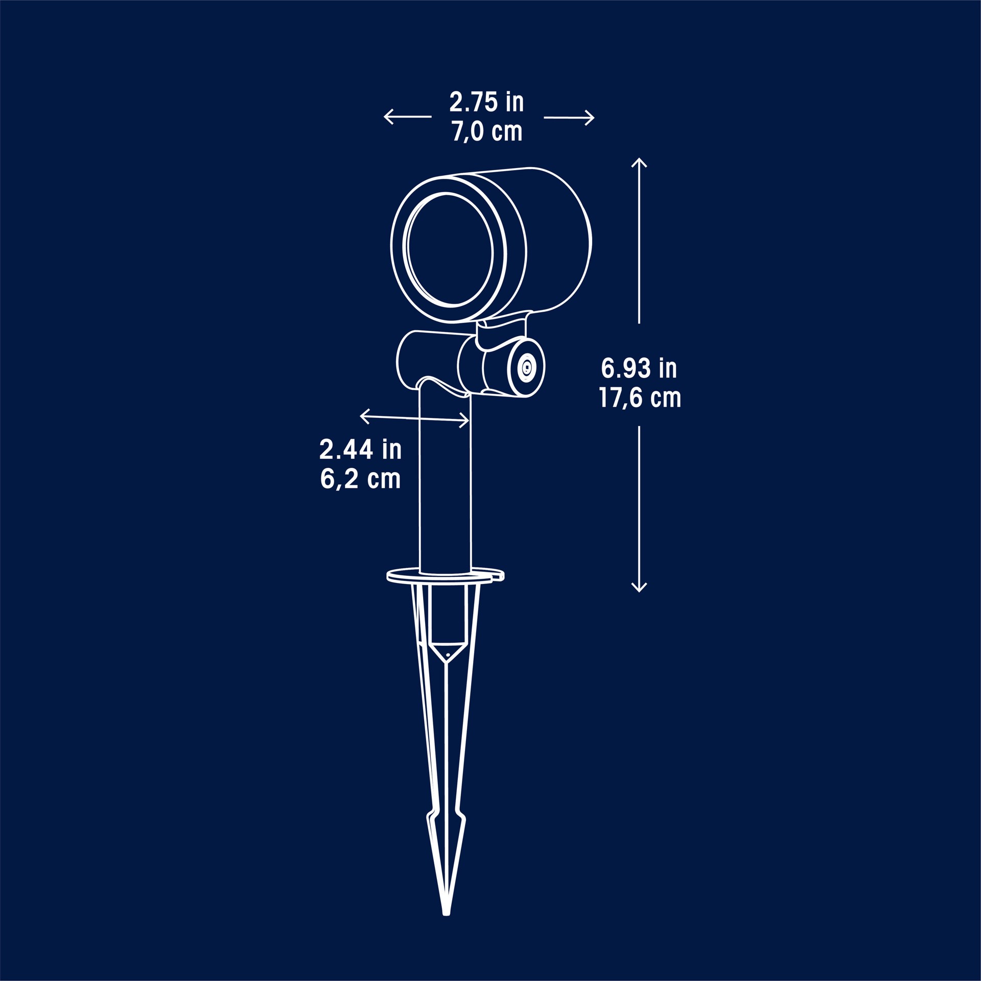 slide 5 of 6, Harbor Breeze 200 -Lumens 3.5 -Watt Copper Low voltage Warm White Plug-in LED Flood light, 1 ct
