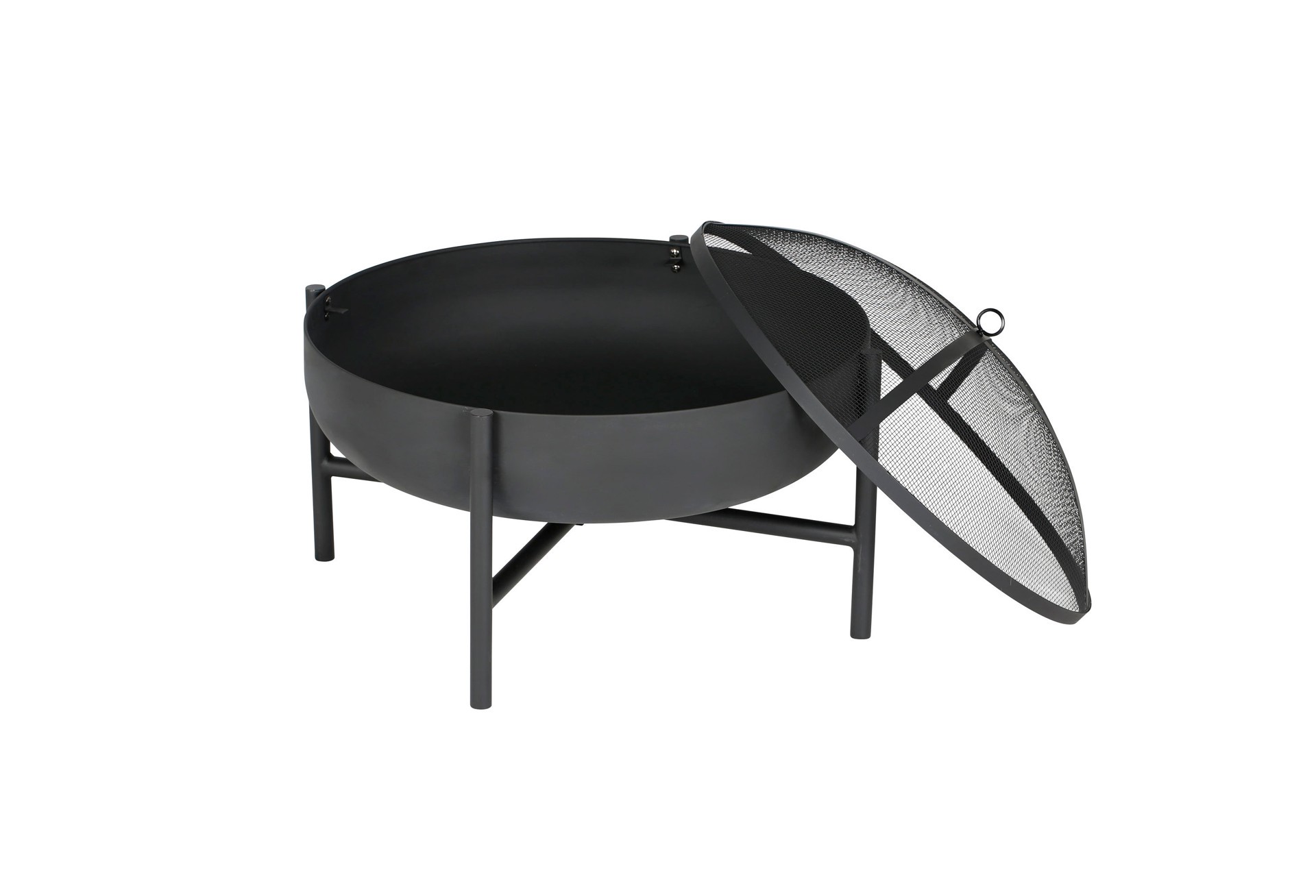 slide 3 of 6, Origin 21 28-in W Steel Round Portable Wood-Burning Fire Pit, 1 ct