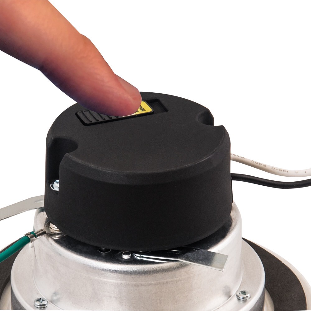 slide 3 of 6, HALO Matte White 4-in 630 -Lumens Switchable white Round Dimmable LED Canless Wet rated Recessed Downlight, 1 ct