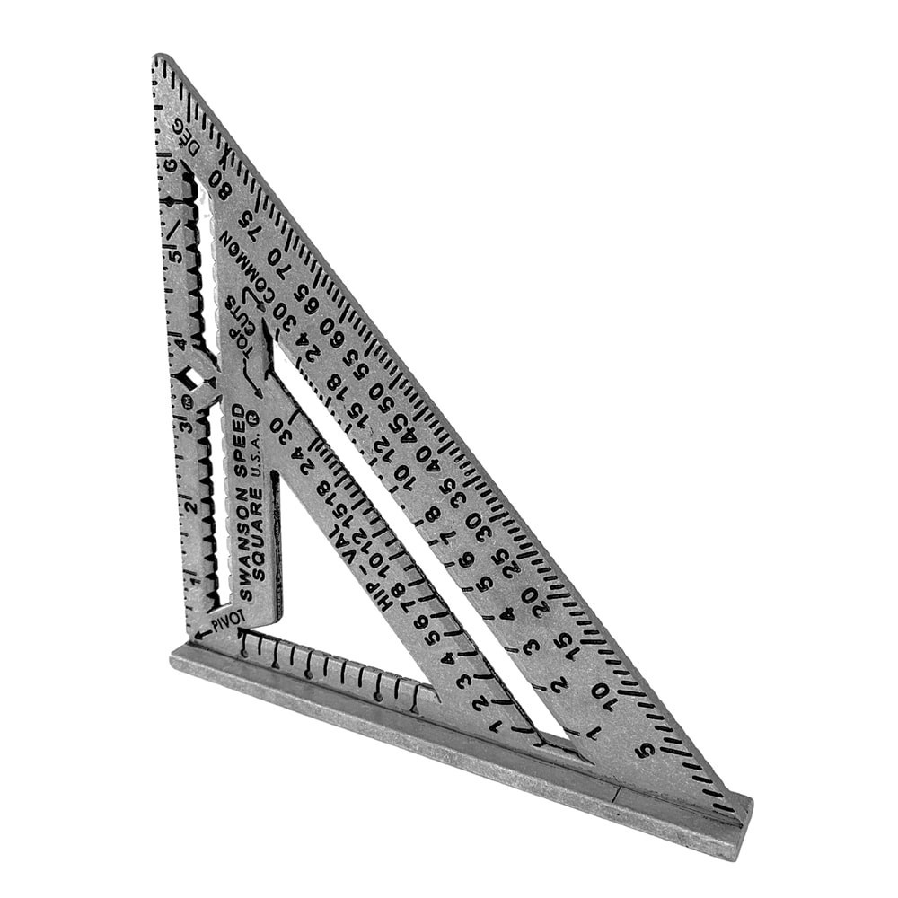 slide 3 of 6, Swanson Tool Company Aluminum Rafter/Speed square, 1 ct