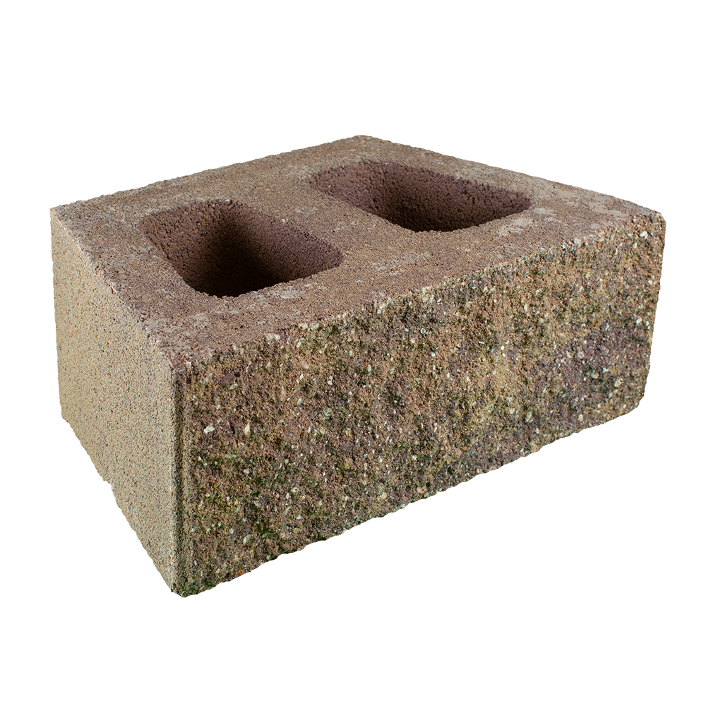 slide 2 of 6, ORCO 6-in H x 15.8-in L x 10-in D Tuscany Concrete Retaining wall block, 1 ct