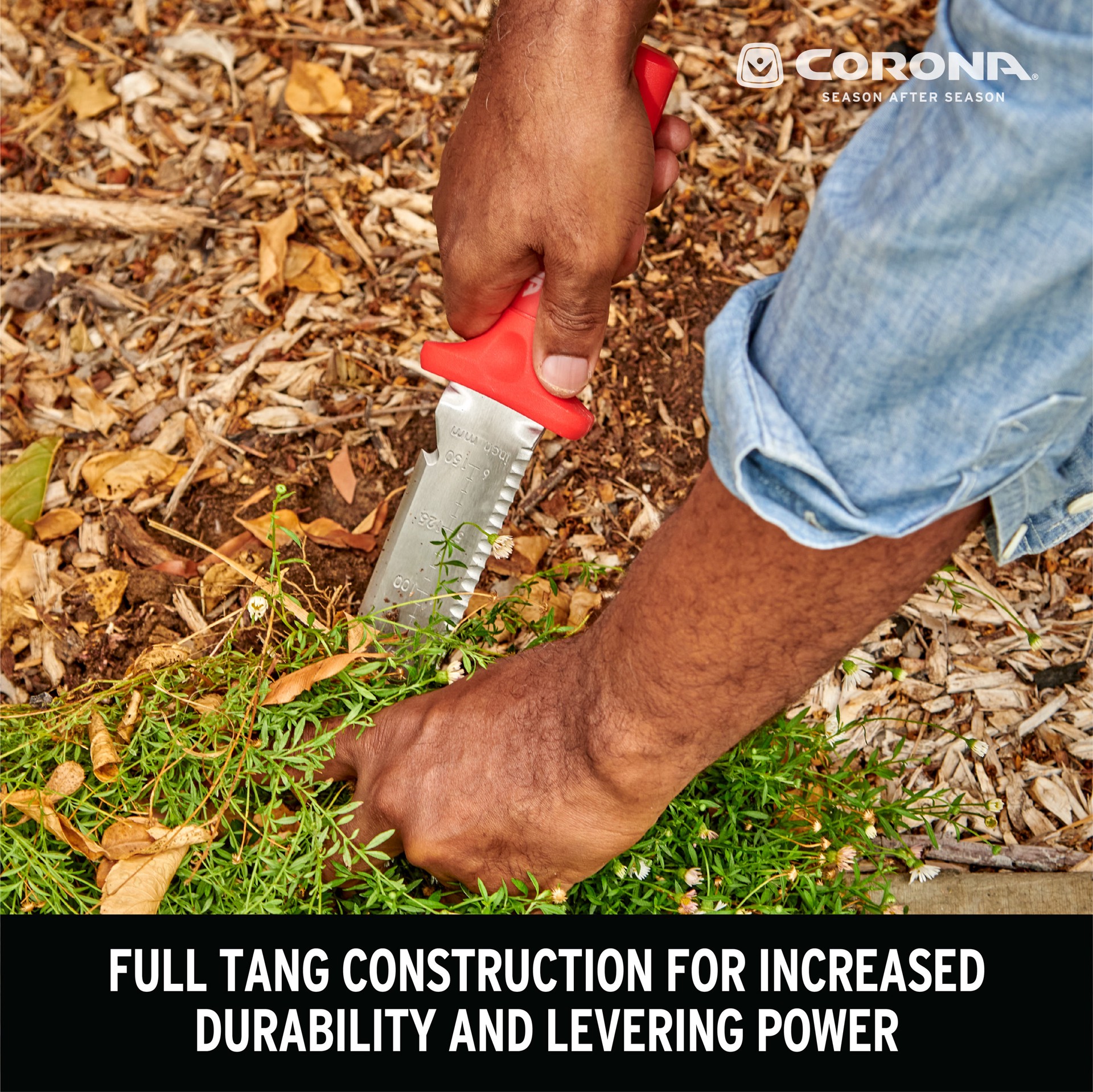 slide 6 of 6, Corona 8-in Stainless steel Multipurpose garden hand tool, 1 ct