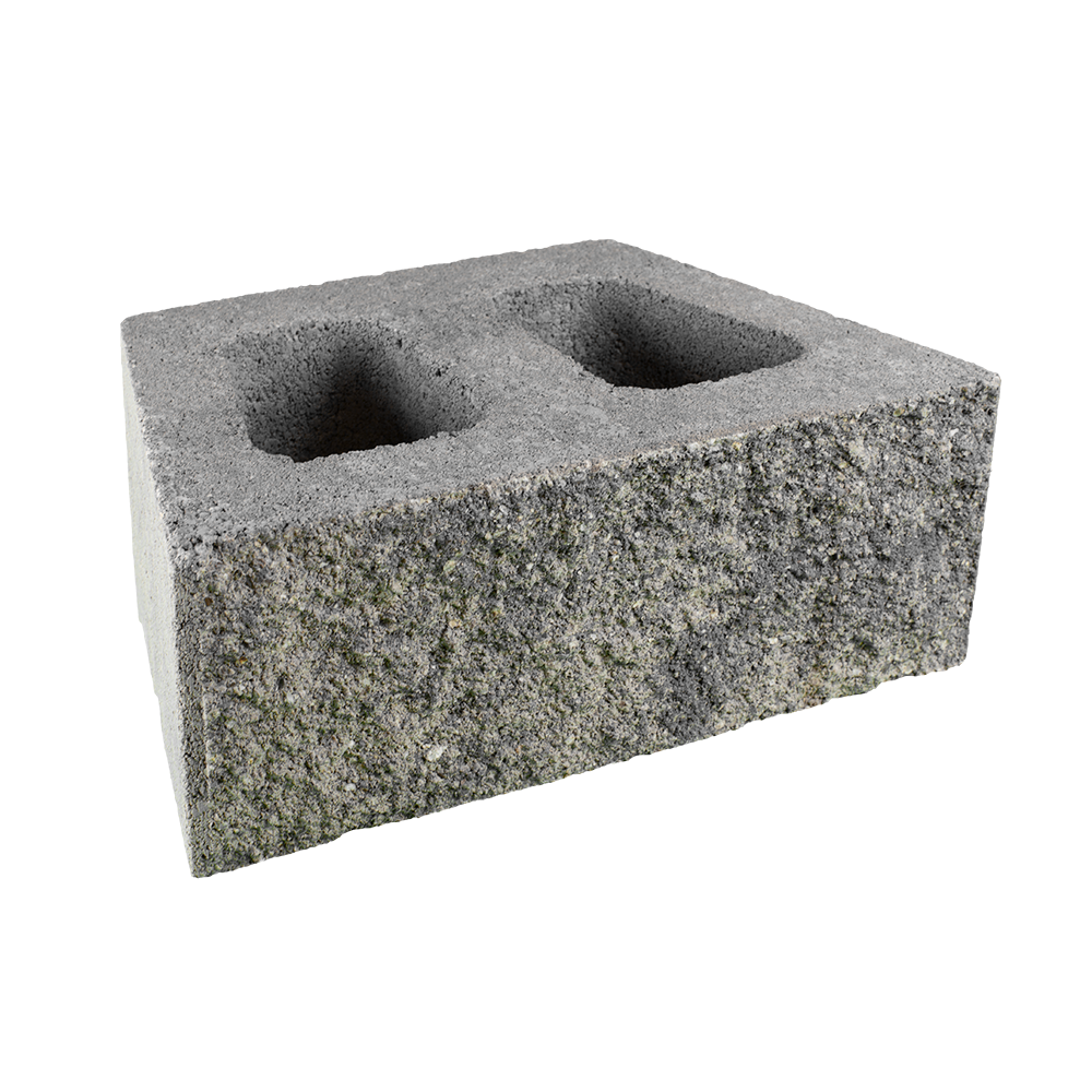 slide 2 of 6, ORCO 6-in H x 15.8-in L x 10-in D Gray/Charcoal Concrete Retaining wall block, 1 ct