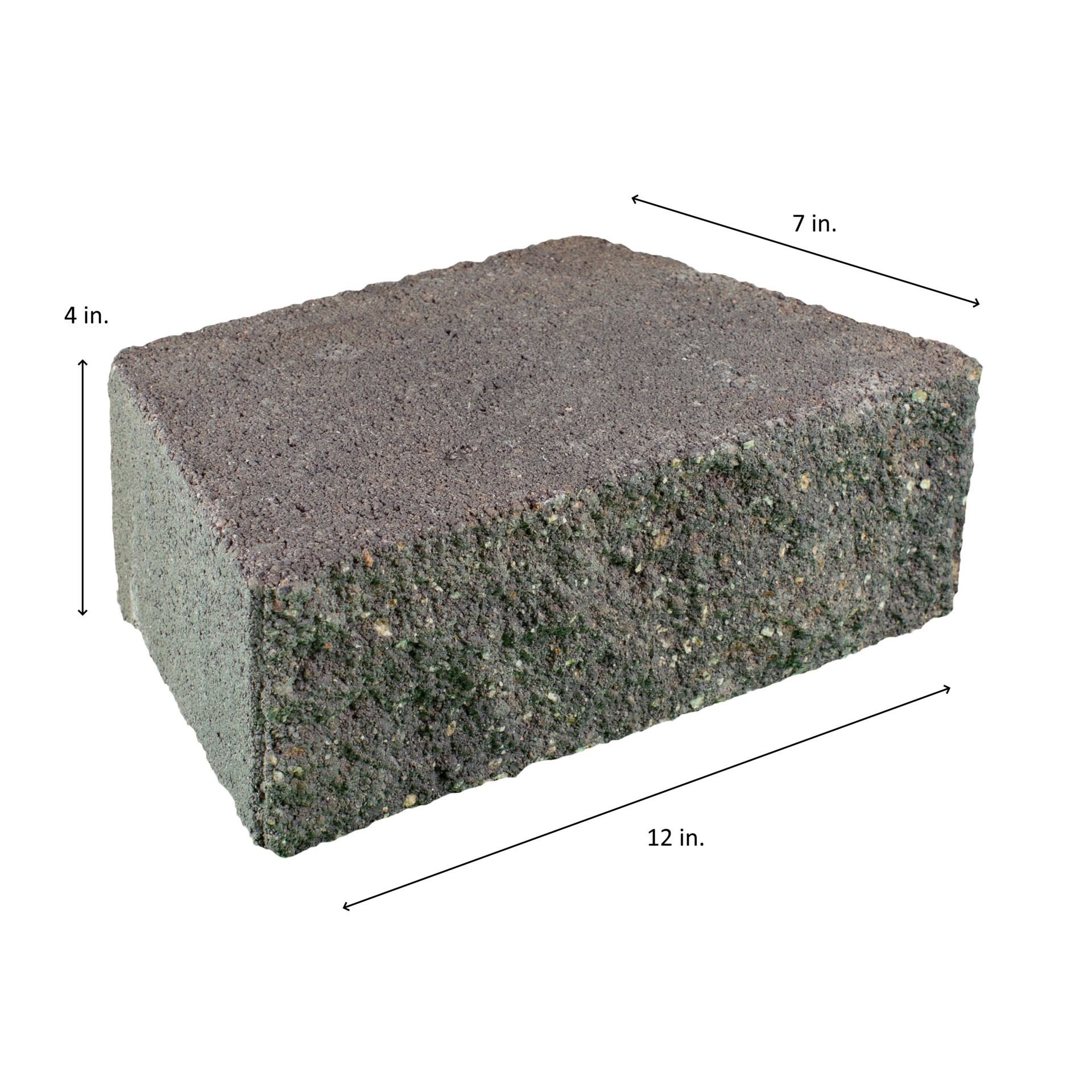 slide 2 of 6, ORCO 4-in H x 12-in L x 7-in D Borrego Concrete Retaining wall block, 1 ct