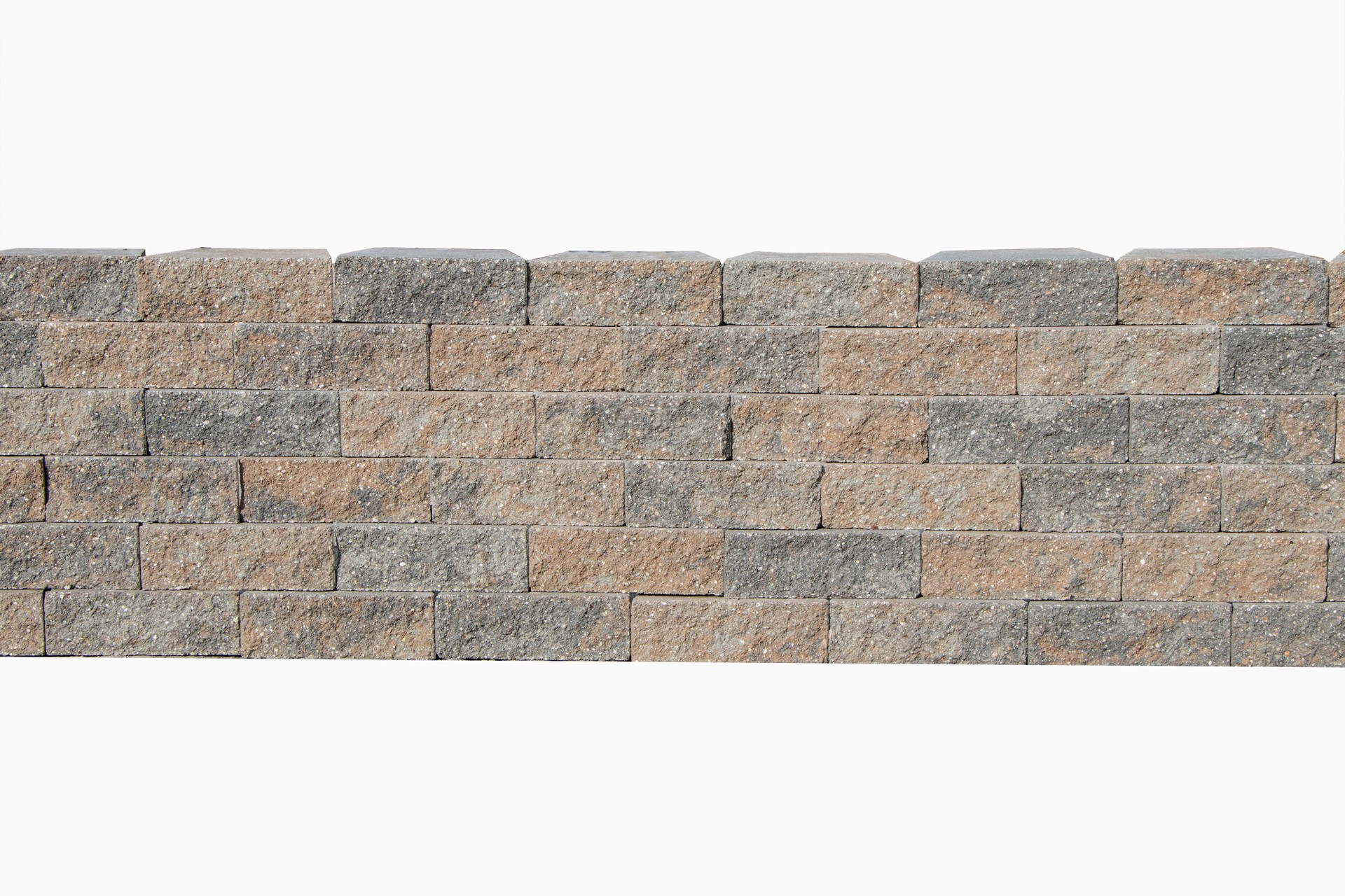 slide 3 of 6, ORCO 4-in H x 12-in L x 7-in D Borrego Concrete Retaining wall block, 1 ct