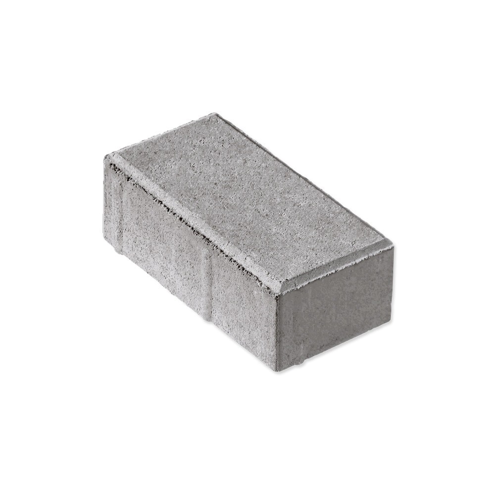 slide 1 of 3, 8-in L x 4-in W x 2.36-in H Rectangle Gray Concrete Paver, 1 ct