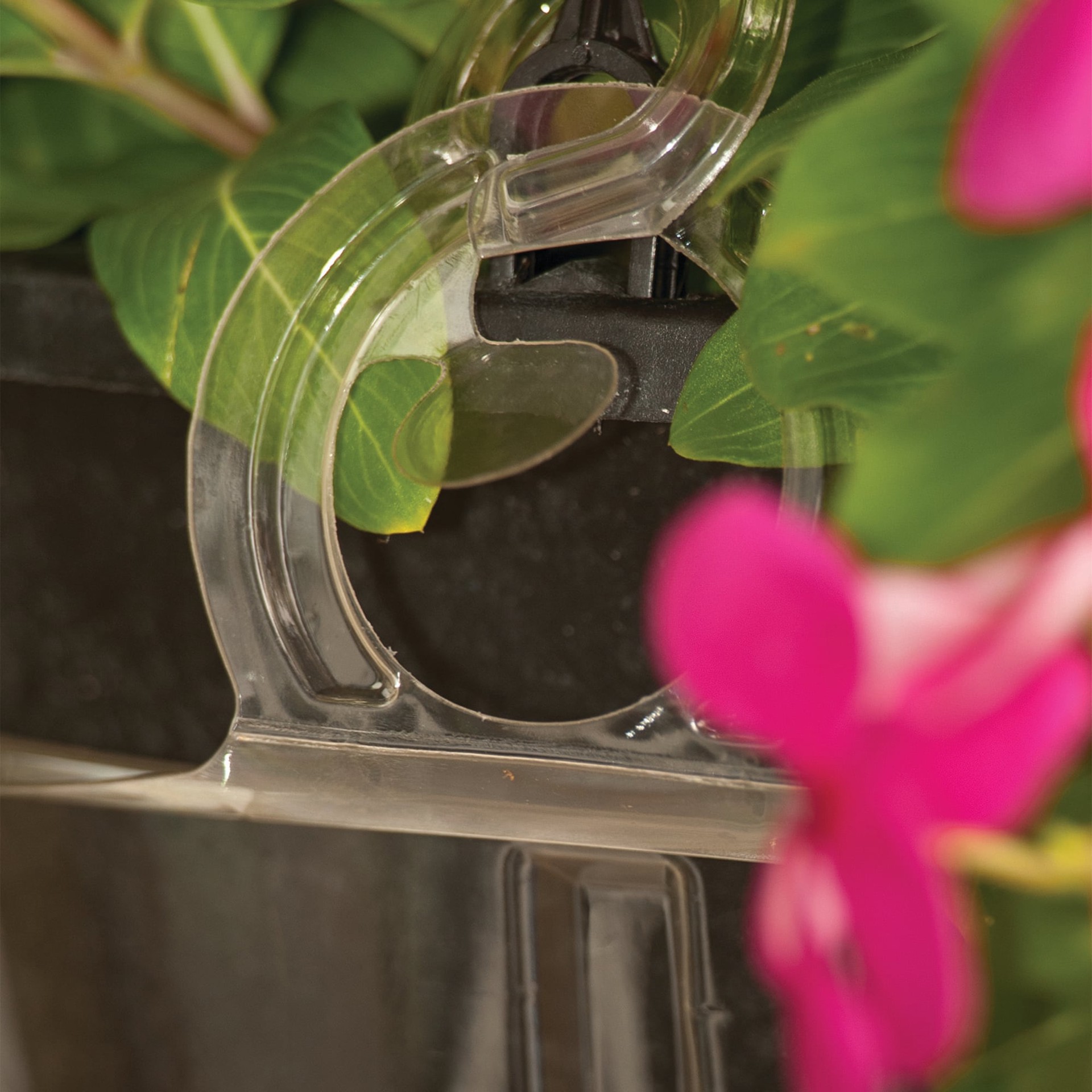 slide 2 of 3, Crescent Garden 10.51-in Clear Plastic Plant Saucer, 1 ct