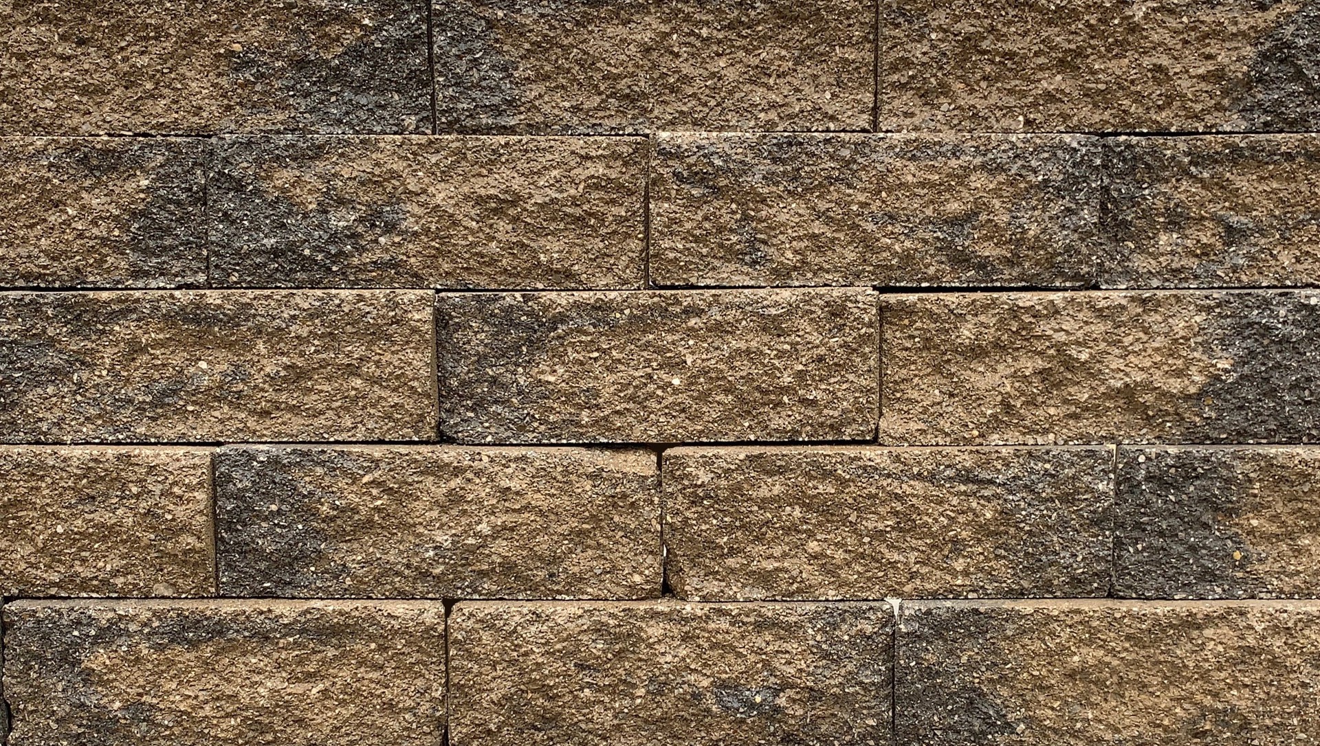 slide 4 of 6, 4-in H x 12-in L x 7-in D Brown/Charcoal Concrete Retaining wall block, 1 ct