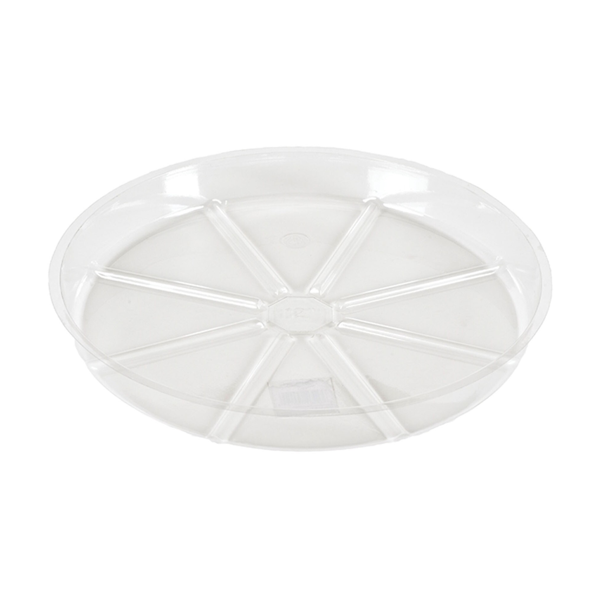 slide 1 of 3, Gardener's Blue Ribbon 14.0-in Clear Plastic Plant Saucer, 1 ct