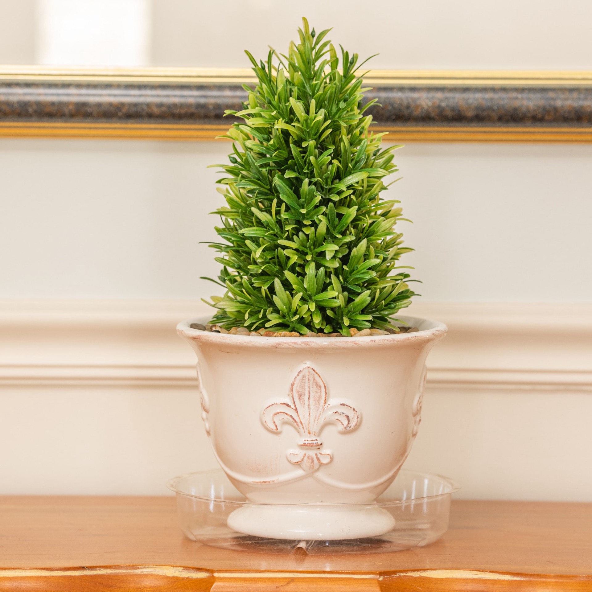 slide 3 of 3, Gardener's Blue Ribbon 8.0-in Clear Plastic Plant Saucer, 1 ct