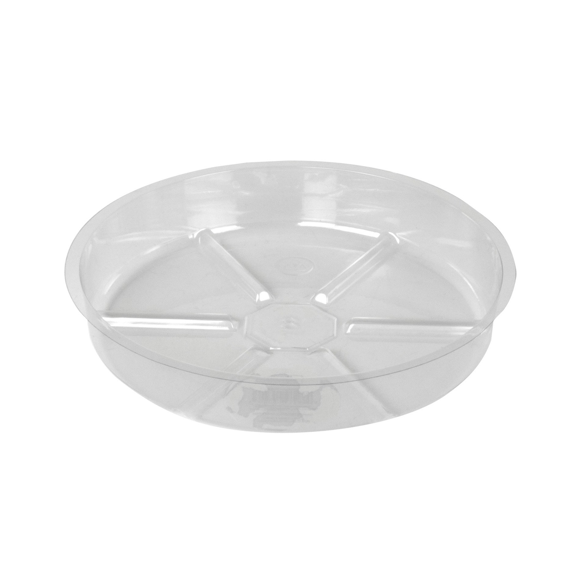 slide 1 of 3, Gardener's Blue Ribbon 8.0-in Clear Plastic Plant Saucer, 1 ct