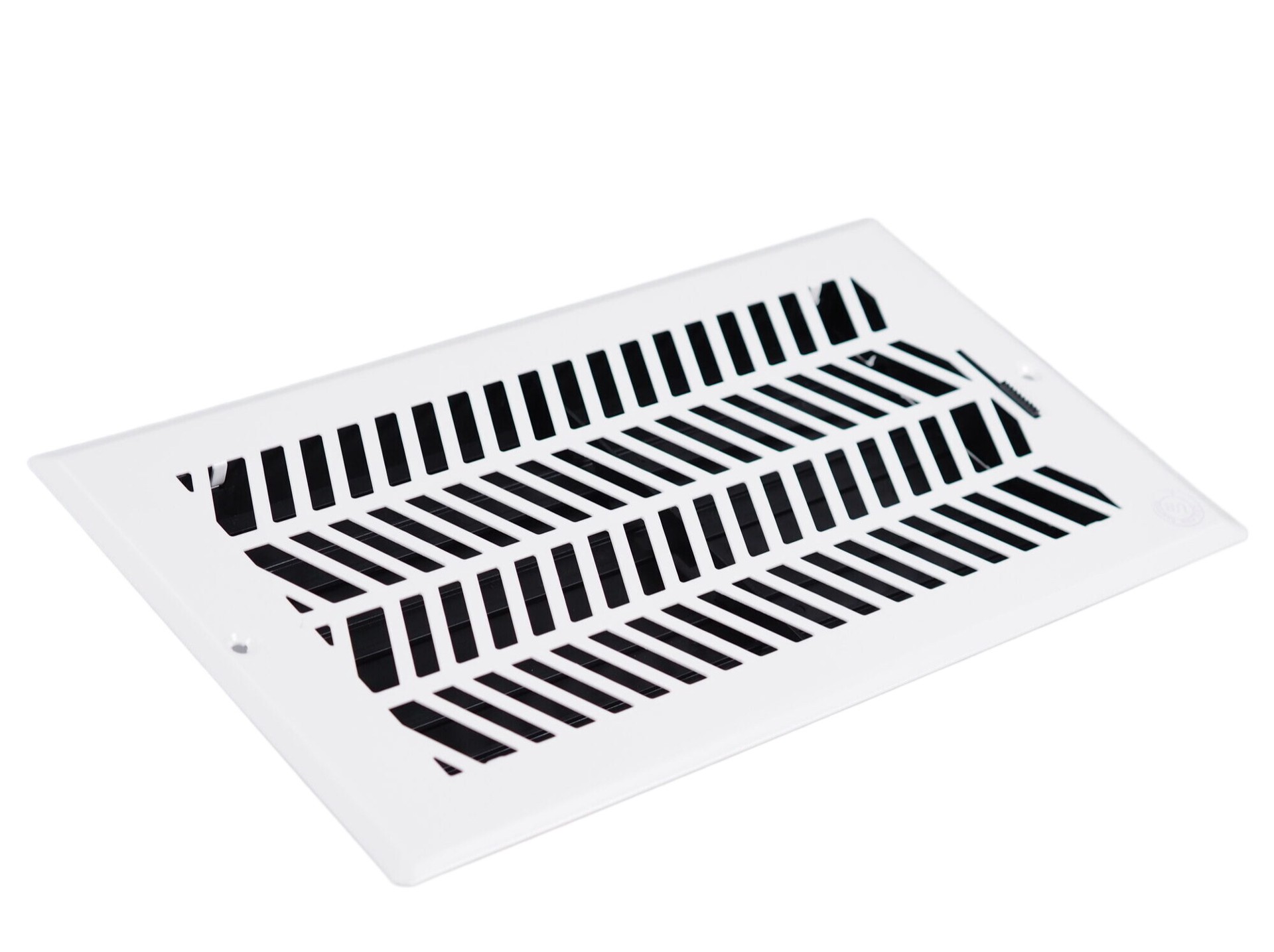 slide 2 of 6, allen + roth 12-in x 6-in Maximum airflow Steel White Madison Design Sidewall/Ceiling Register, 1 ct