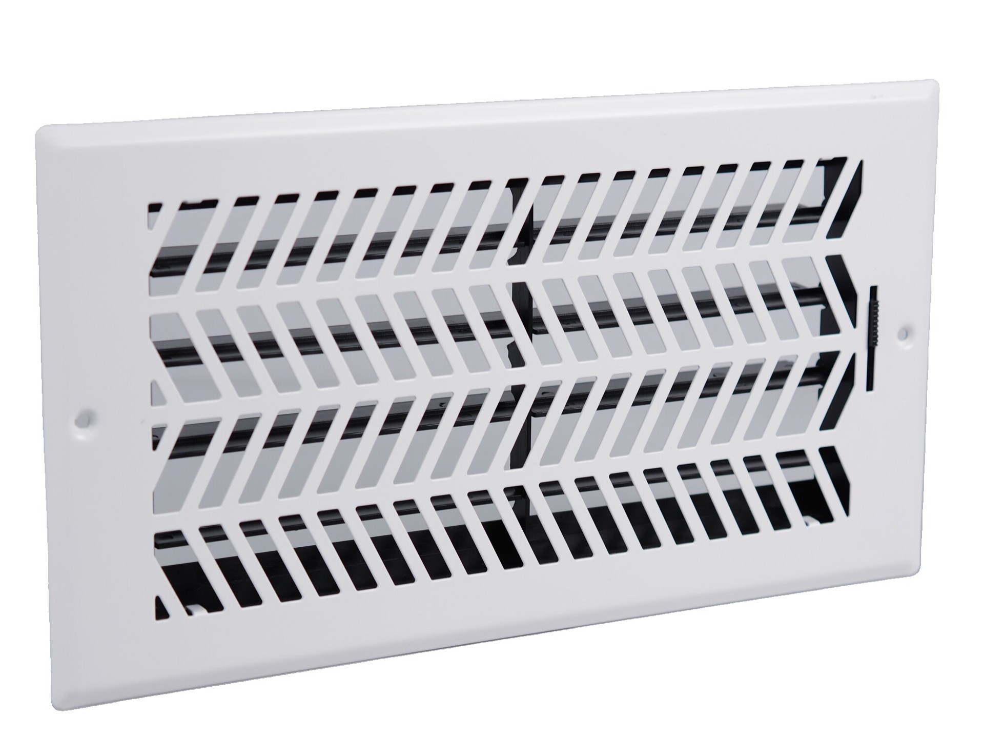 slide 3 of 6, allen + roth 12-in x 6-in Maximum airflow Steel White Madison Design Sidewall/Ceiling Register, 1 ct