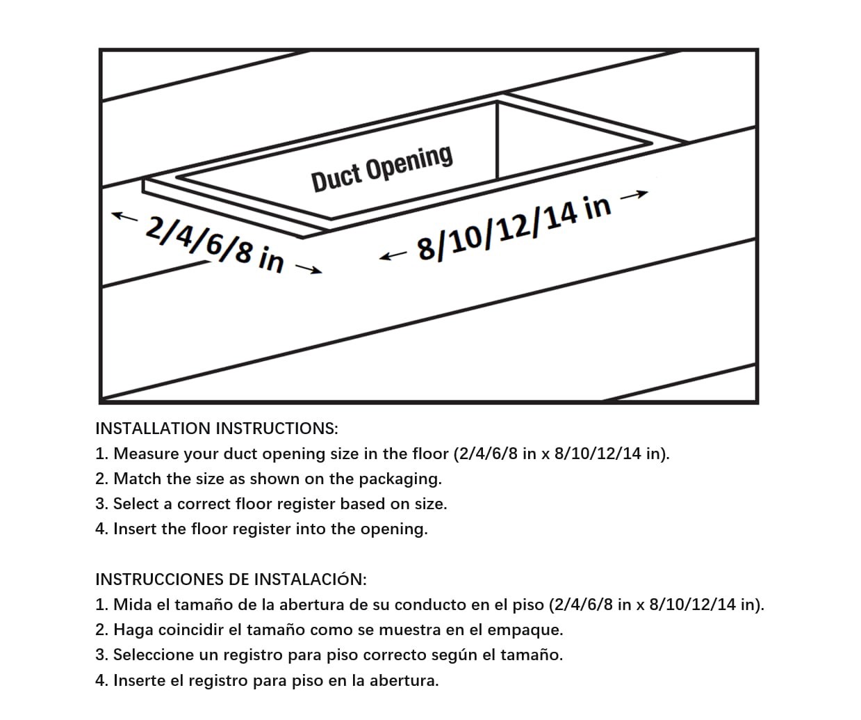 slide 6 of 6, allen + roth 4-in x 10-in Maximum airflow Steel Oil-Rubbed Bronze Clifton Design Floor Register, 1 ct