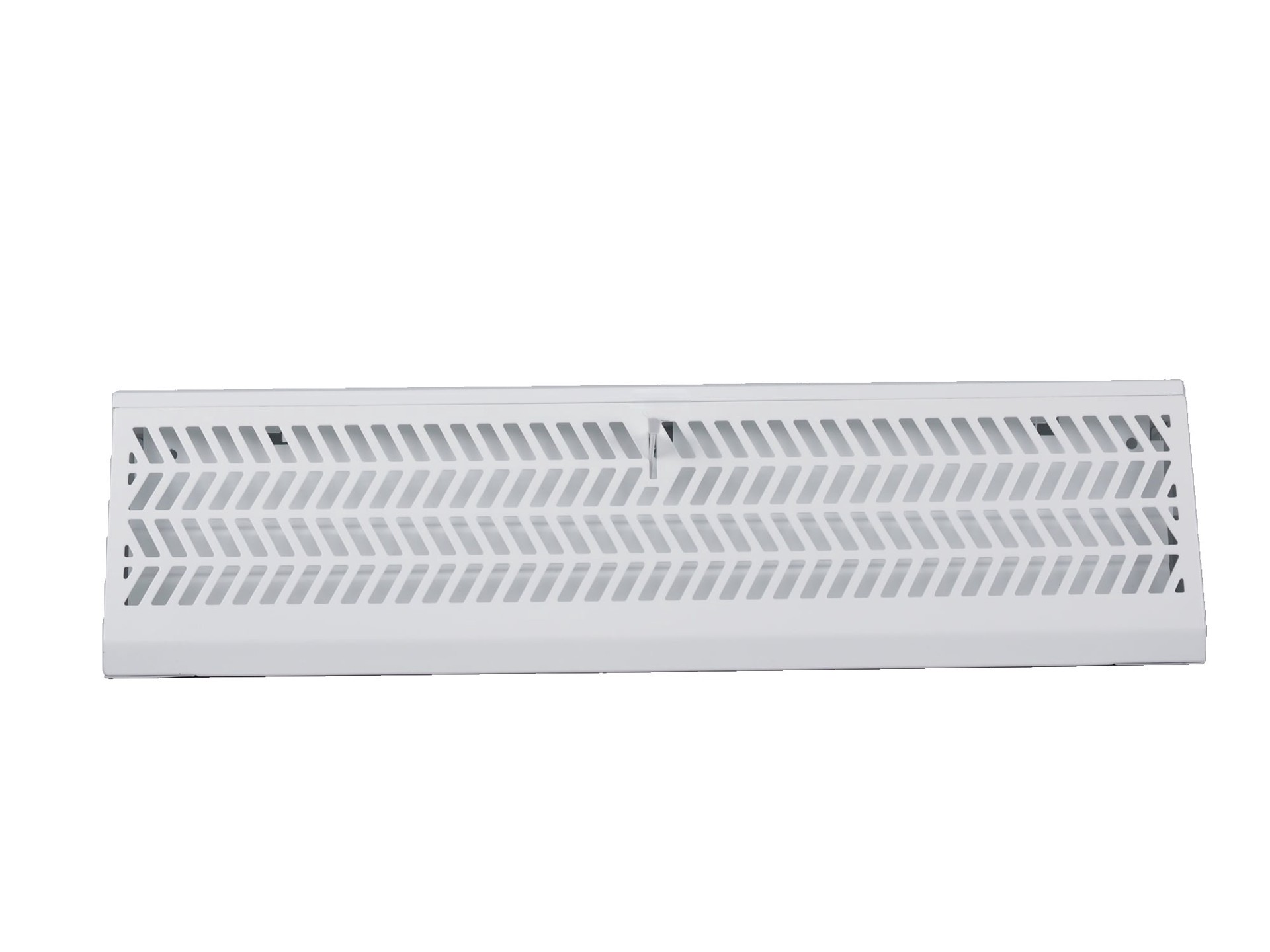 slide 2 of 6, allen + roth 2-1/2-in x 15-in Maximum airflow Steel White Madison Design Baseboard register ( Outside Width- 18-in ), 1 ct