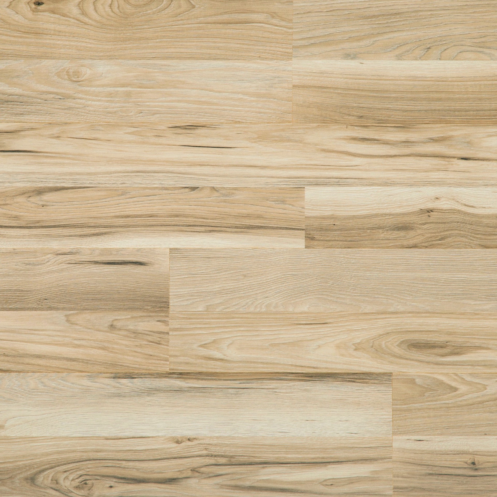 slide 1 of 6, Style Selections Hennigan Hickory 7-mm T x 7-in W x 50-in L Wood Plank Laminate Flooring (26.8-sq ft / Carton), 1 ct