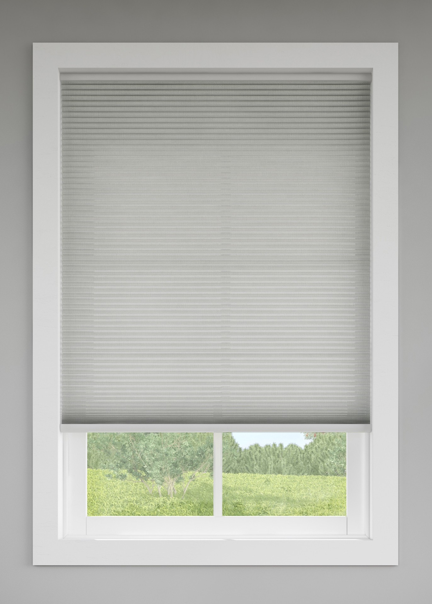 slide 1 of 6, LEVOLOR 30-in x 72-in Textured Graphite Light Filtering Cordless Cellular Shade, 1 ct