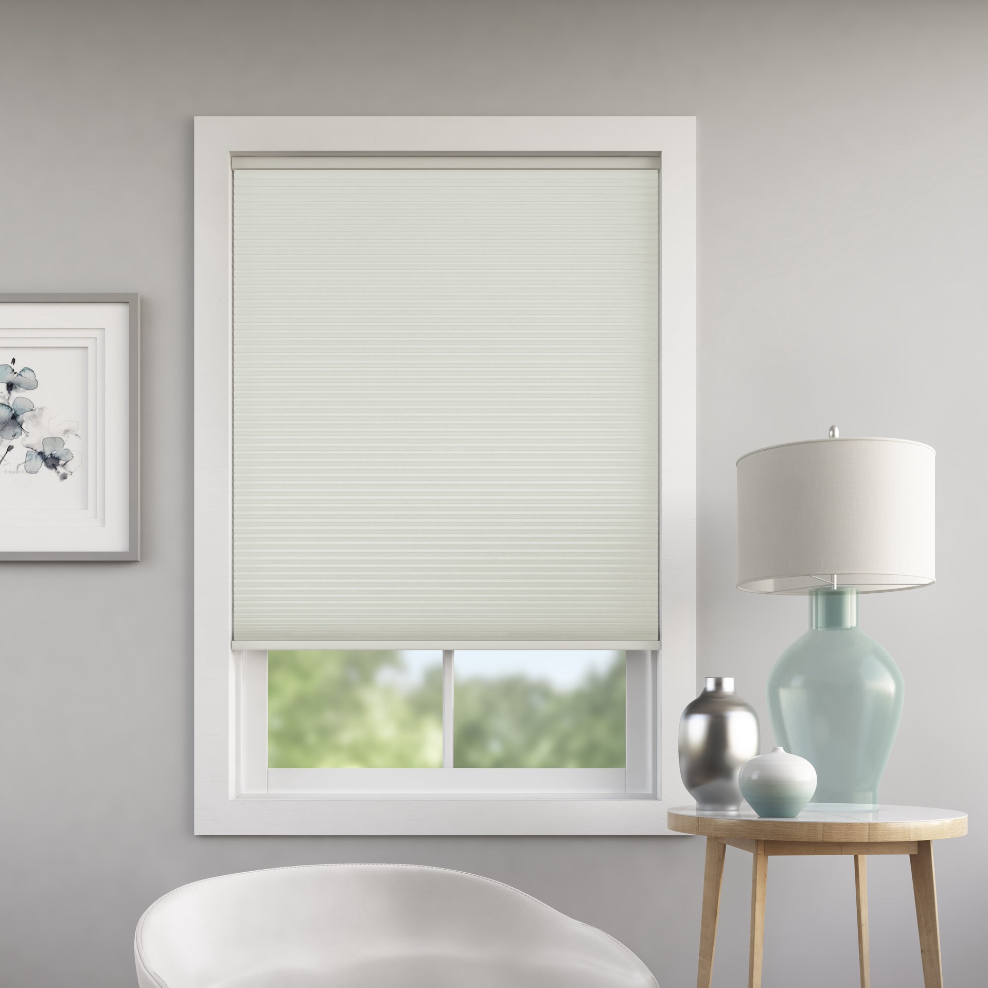 slide 6 of 6, LEVOLOR 30-in x 72-in Ecru Blackout Cordless Cellular Shade, 1 ct