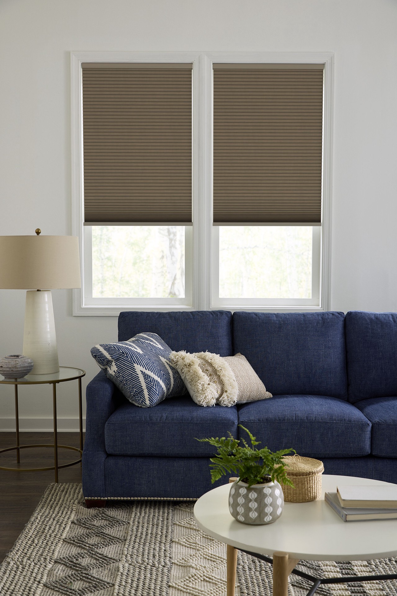 slide 5 of 6, LEVOLOR 30-in x 72-in Toffee Blackout Cordless Cellular Shade, 1 ct