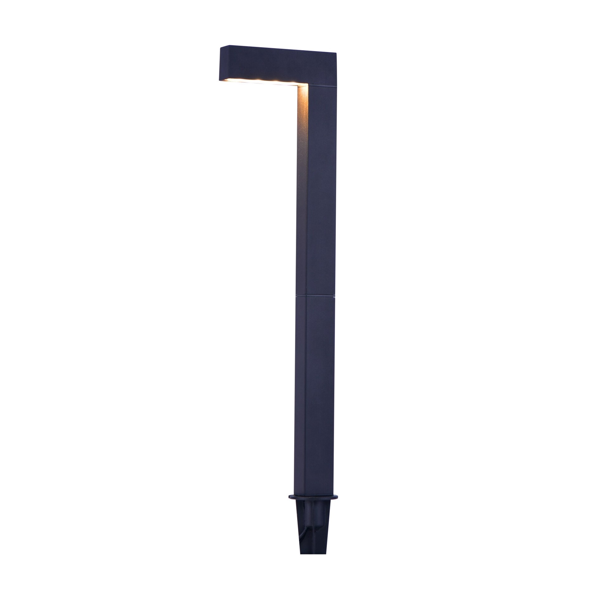 slide 3 of 6, Harbor Breeze 90 -Lumens 1.9 -Watt Matte Black Low voltage Hardwired LED Outdoor Path Light ( 3000-K ), 1 ct