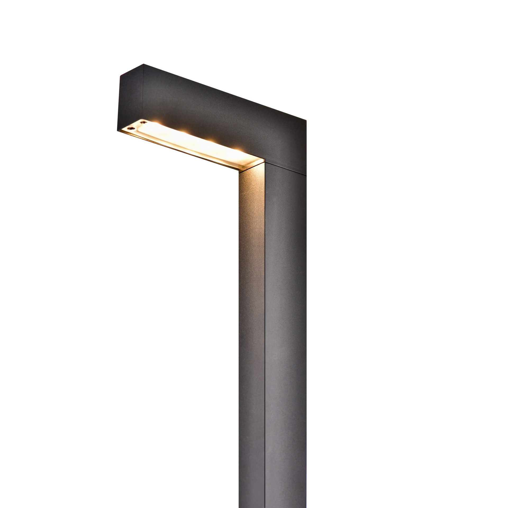 slide 5 of 6, Harbor Breeze 90 -Lumens 1.9 -Watt Matte Black Low voltage Hardwired LED Outdoor Path Light ( 3000-K ), 1 ct