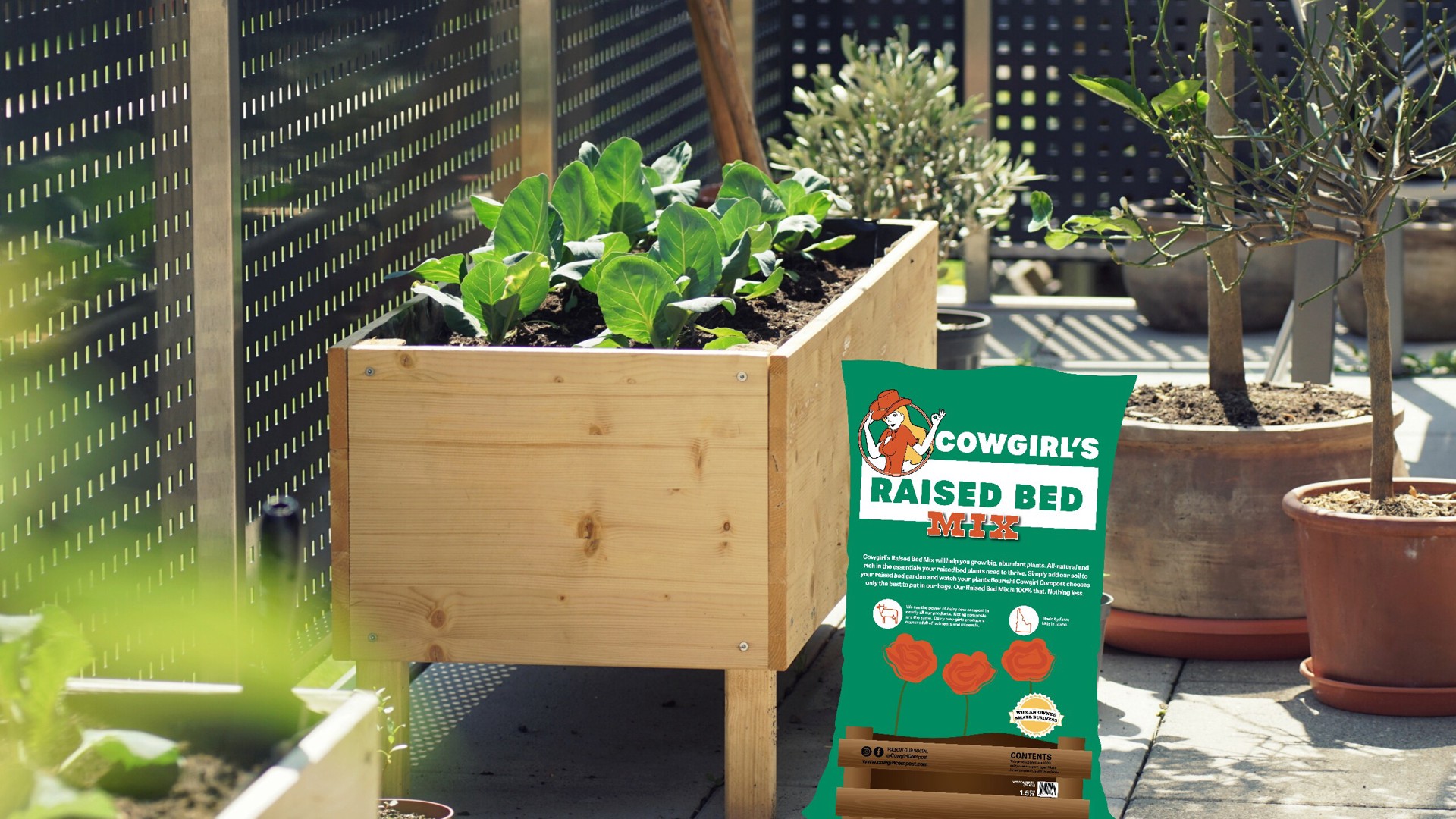 slide 5 of 6, Cowgirl Compost Raised Bed Mix 1.5 CF, 1 ct